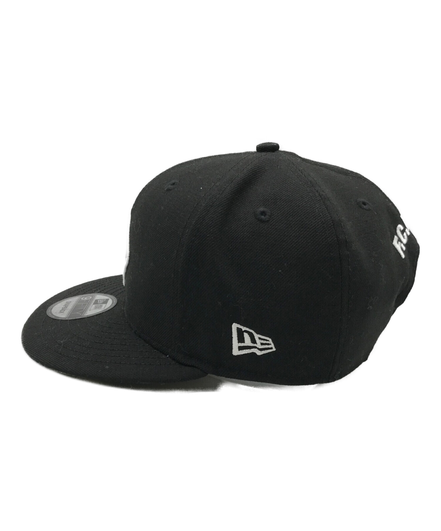 F.C.R.B. (エフシーアールビー) A BATHING APE (ア ベイシング エイプ) New Era (ニューエラ) コラボキャップ　 ベースボール　ロゴ　カモフラ ブラック