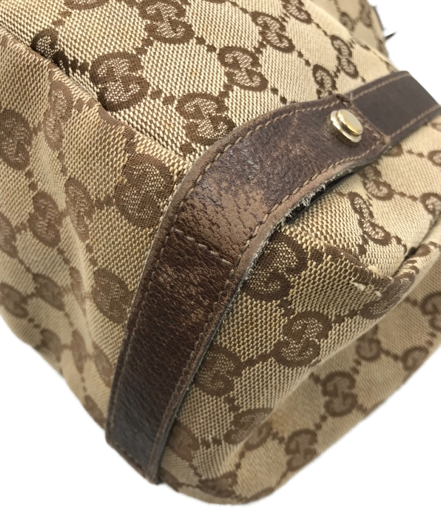 中古・古着通販】GUCCI (グッチ) GGキャンバスショルダートートバッグ