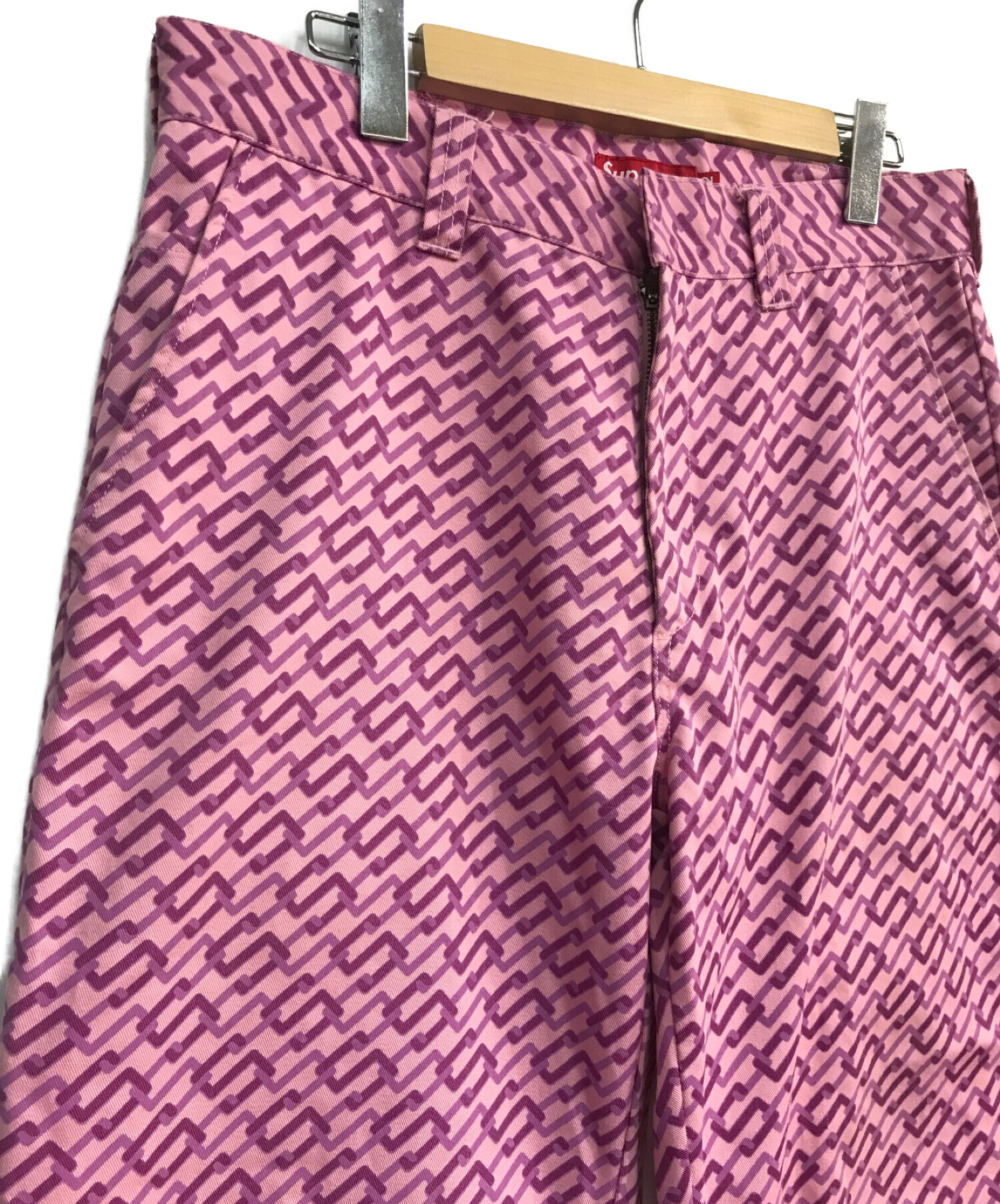 中古・古着通販】Supreme (シュプリーム) work pant pink monogram