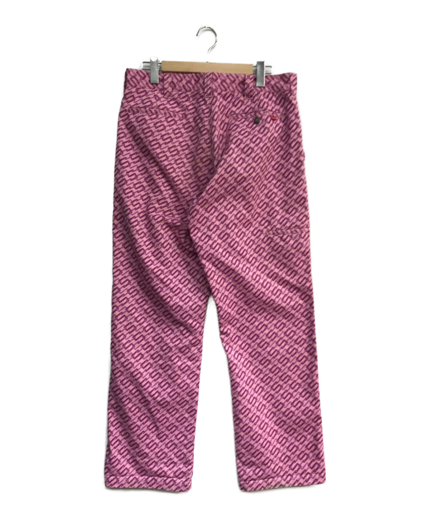 中古・古着通販】Supreme (シュプリーム) work pant pink monogram