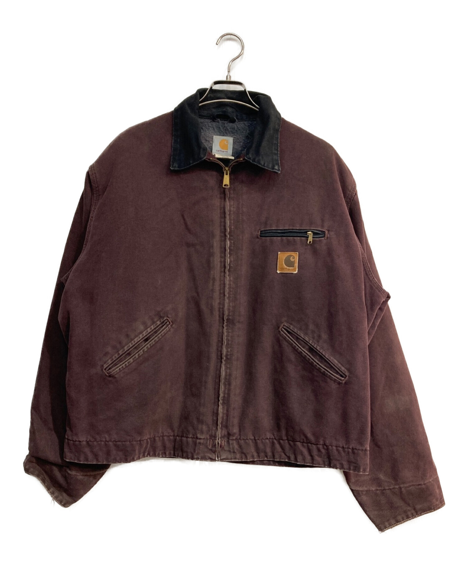 CarHartt (カーハート) 裏地ブランケットデトロイトジャケット ブラウン サイズ:-