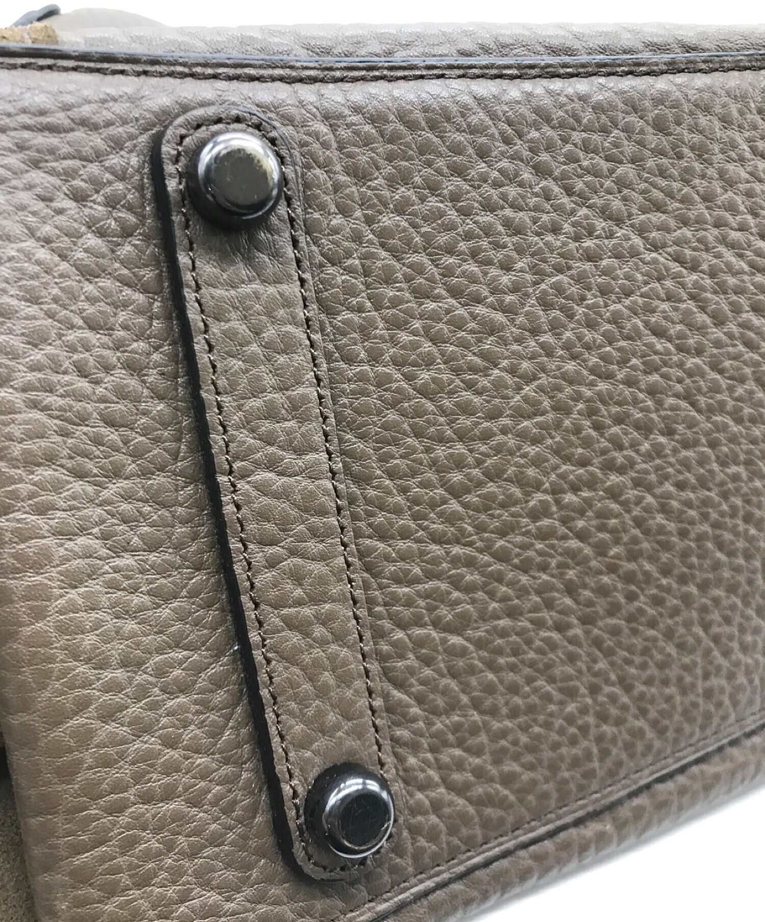 COACH (コーチ) イーディー ショルダーバッグ 42 ミックスド レザー　57647　ブラウン ブラウン