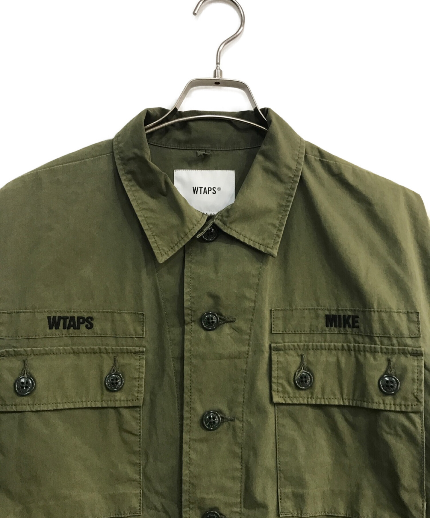 WTAPS (ダブルタップス) JUNGLE LS SHIRT　181GWDT-SHM01　 カーキ サイズ:02