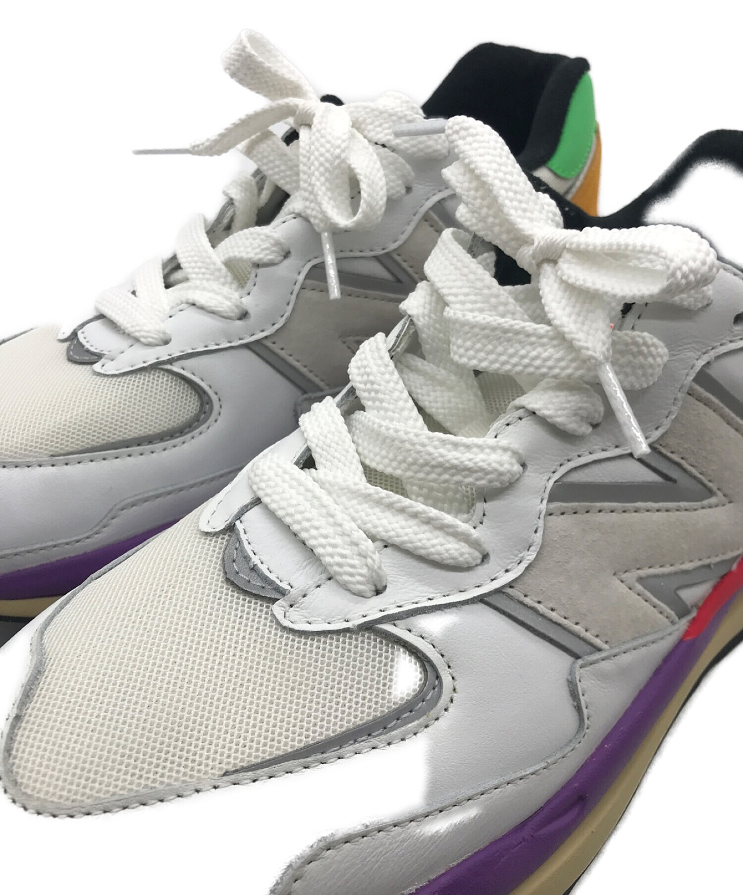 NEW BALANCE (ニューバランス) M5740LA　ローカットスニーカー ホワイト サイズ:27