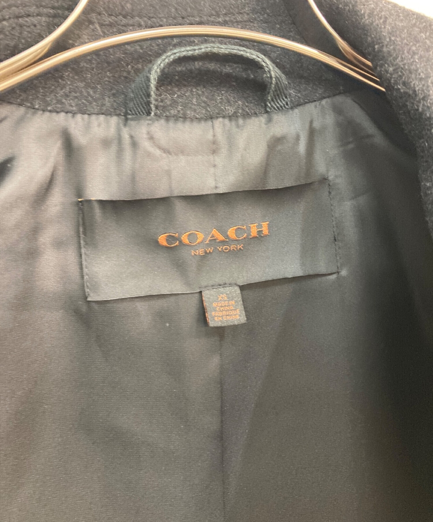 COACH コーチ Pコート F83747 A5F Sサイズ-