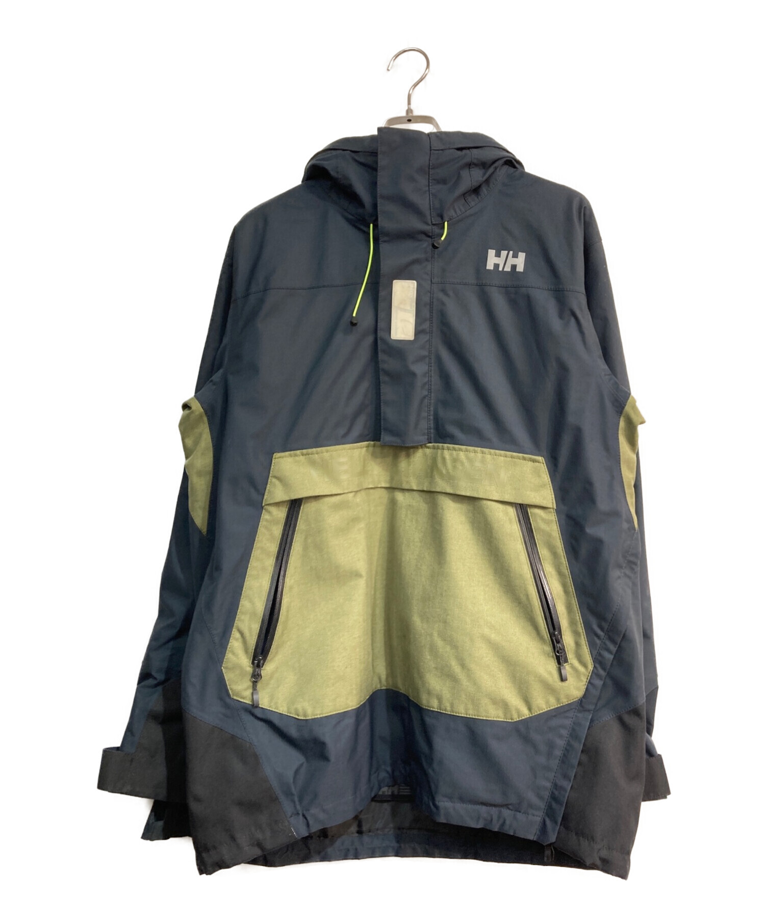 HELLY HANSEN (ヘリーハンセン) アノラックセットアップ　パーカー　セットアップ　ブラックｘカーキ ブラック×カーキ サイズ:XL