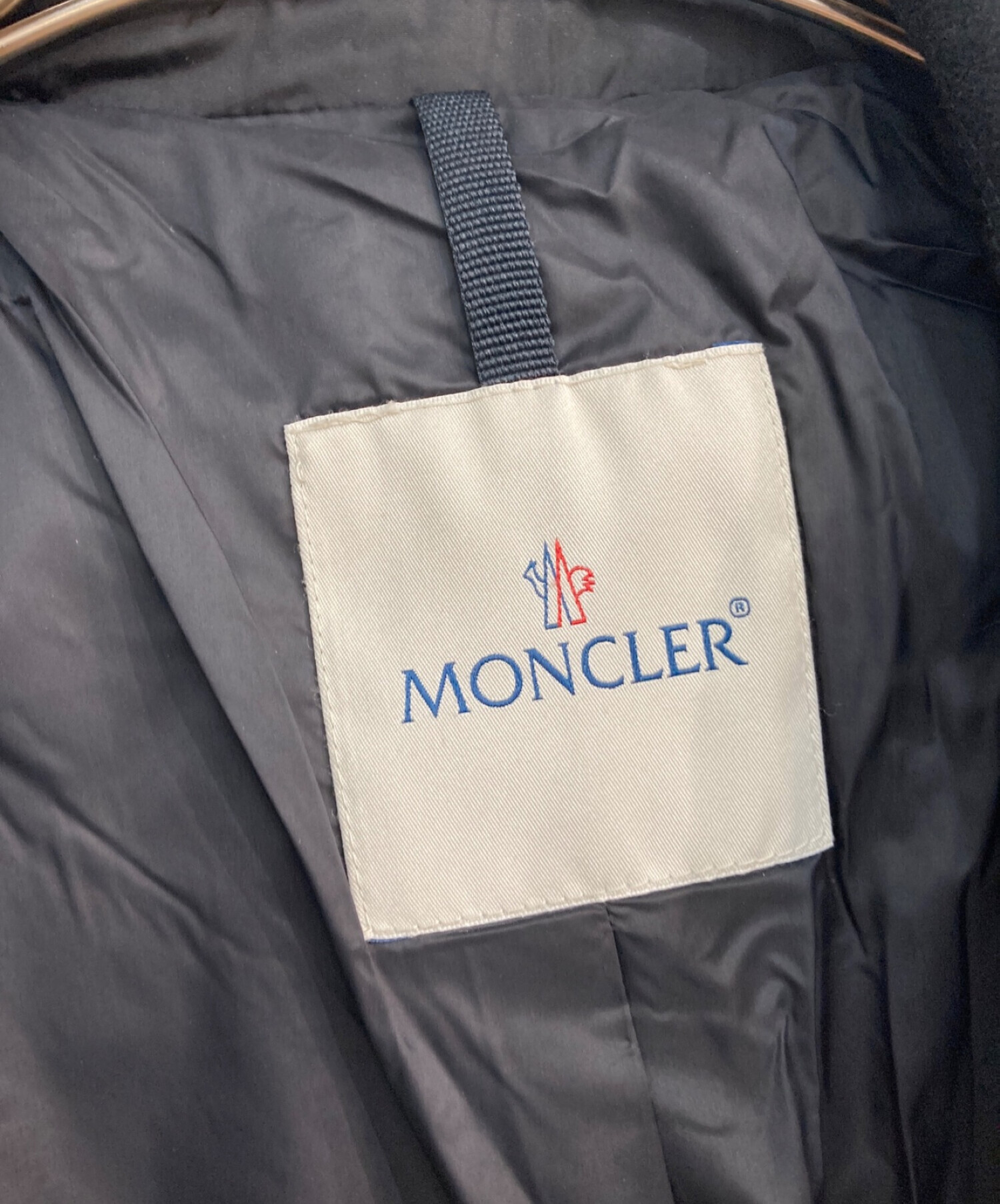 中古・古着通販】MONCLER (モンクレール) ウール切替ダウンジャケット MASSENET GIACCA ネイビー ネイビー サイズ:2｜ブランド・古着通販  トレファク公式【TREFAC FASHION】スマホサイト