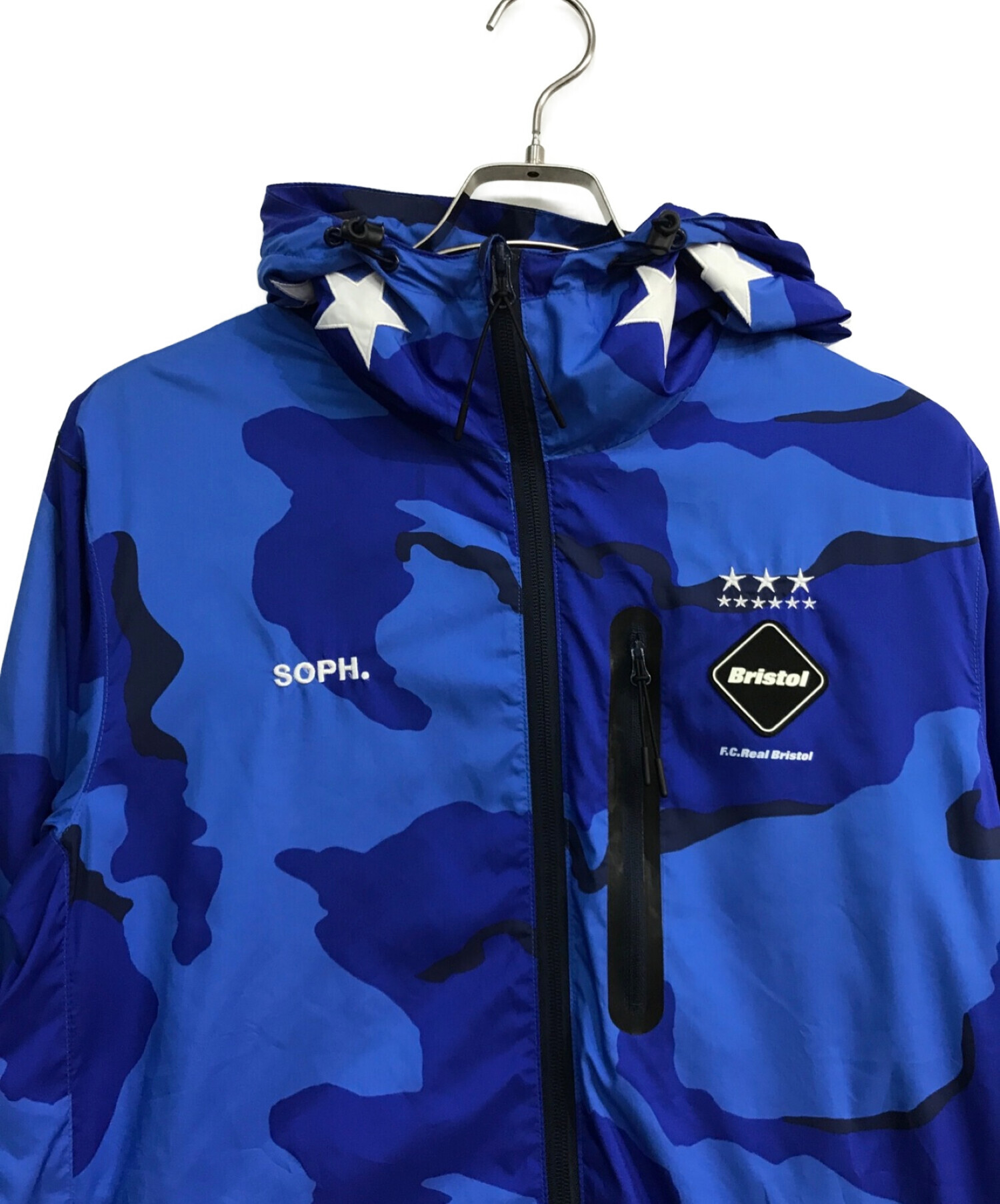 F.C.R.B. (エフシーアールビー) CAMOUFLAGE PRACTICE JACKET　FCRB-167013 ブルー サイズ:M