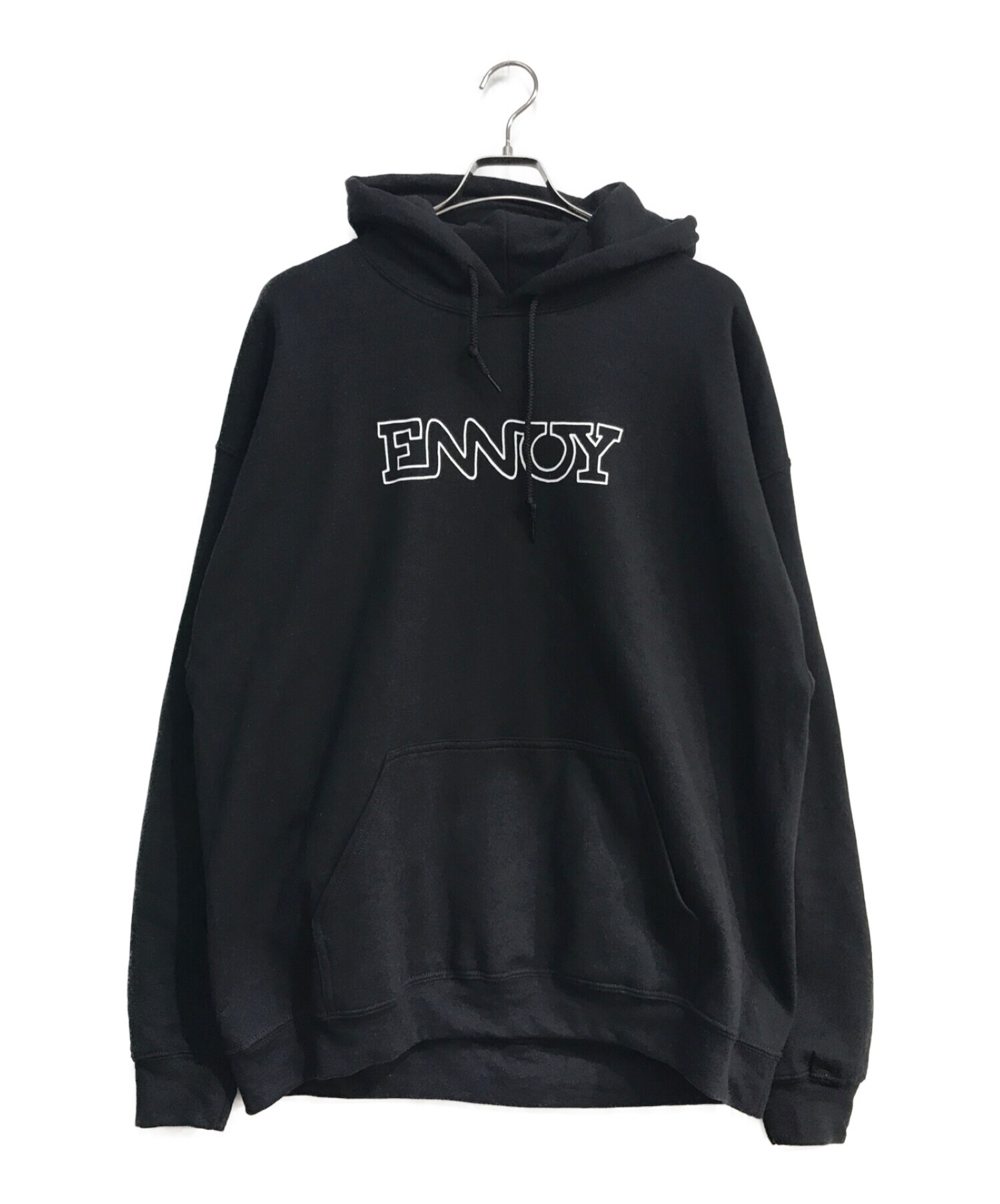ENNOY (エンノイ) Electric Logo Hoodie　ブラック　GILDANボディ　 ブラック サイズ:ＸＬ