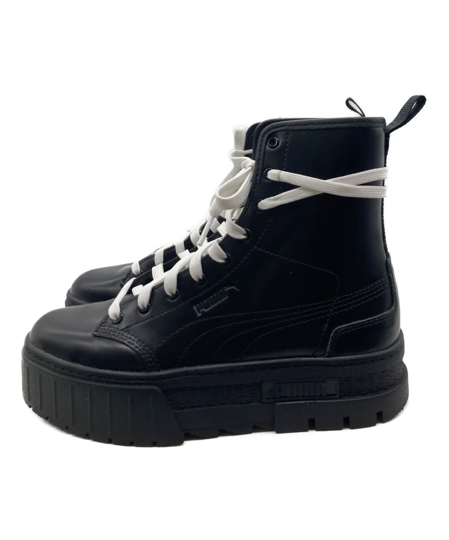 【即発送可】PUMA プーマ　ブーツMAYZE BOOT × DUA LIPA ブラック 靴