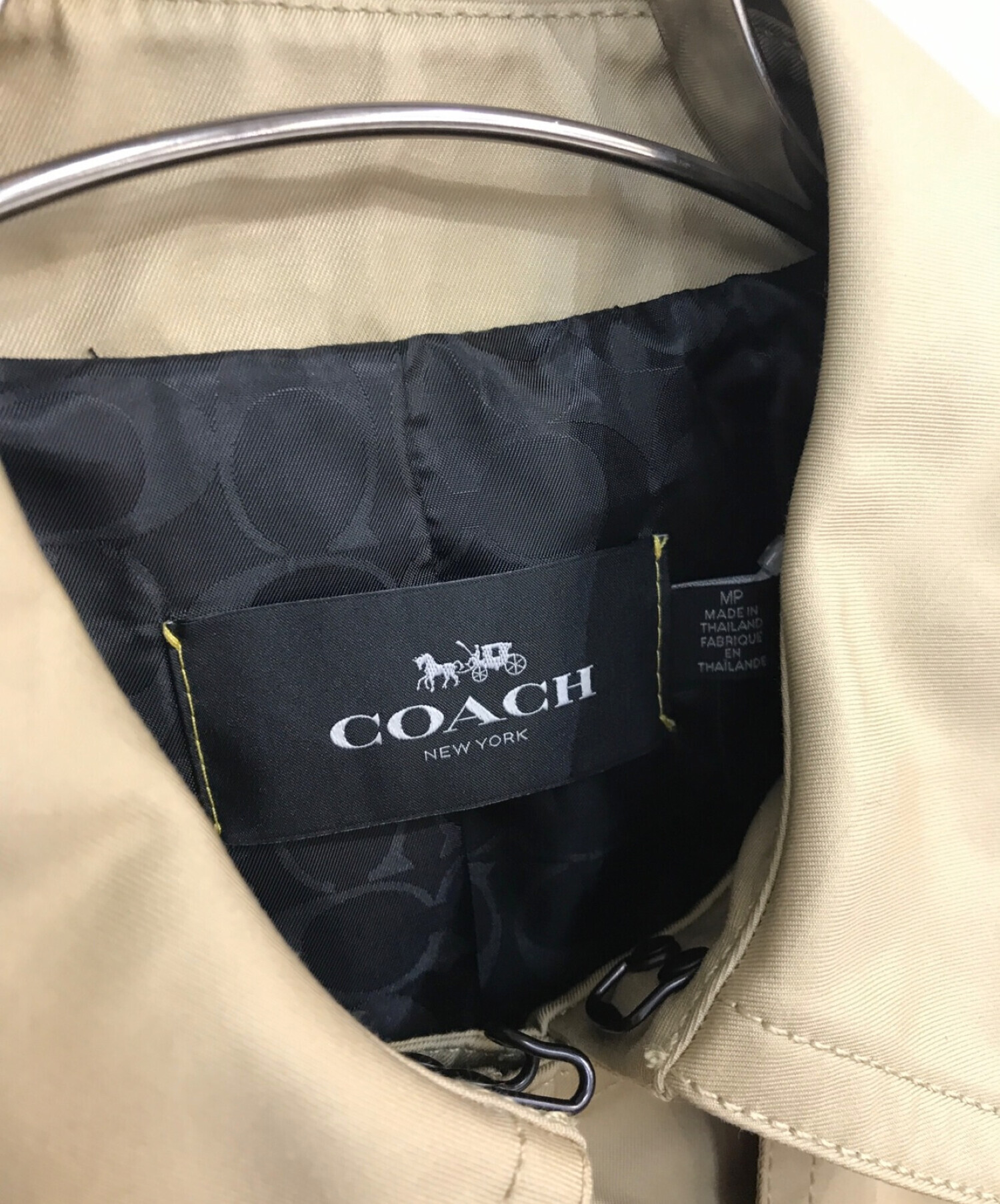 中古・古着通販】COACH (コーチ) トレンチコート F34025 ベージュ