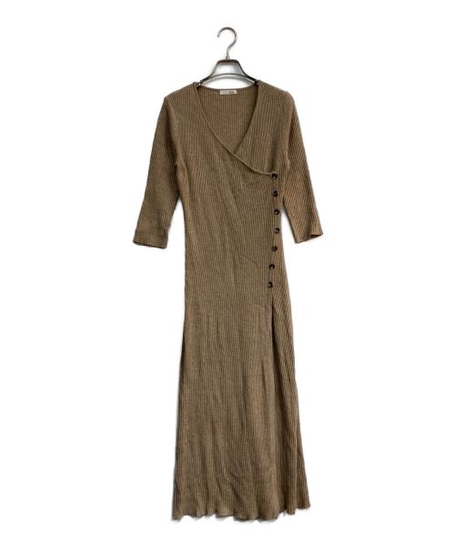 【中古・古着通販】L'Or (ロル) Cache-coeur Knit Dress or214-73 ...