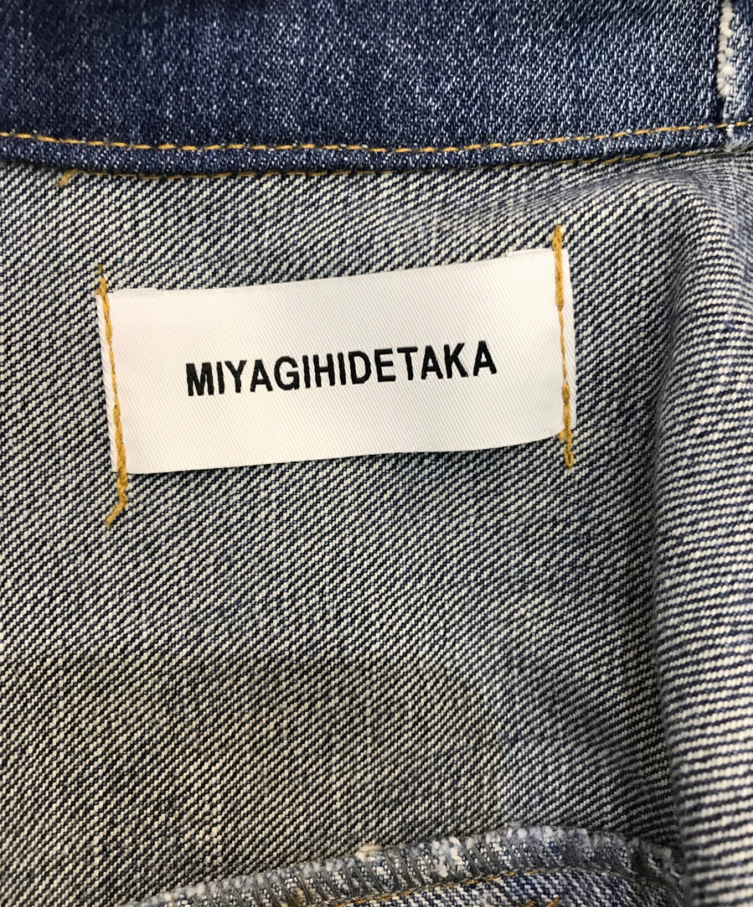 MIYAGIHIDETAKA (ミヤギヒデタカ) リメイクデニムジャケット インディゴ サイズ:FREE