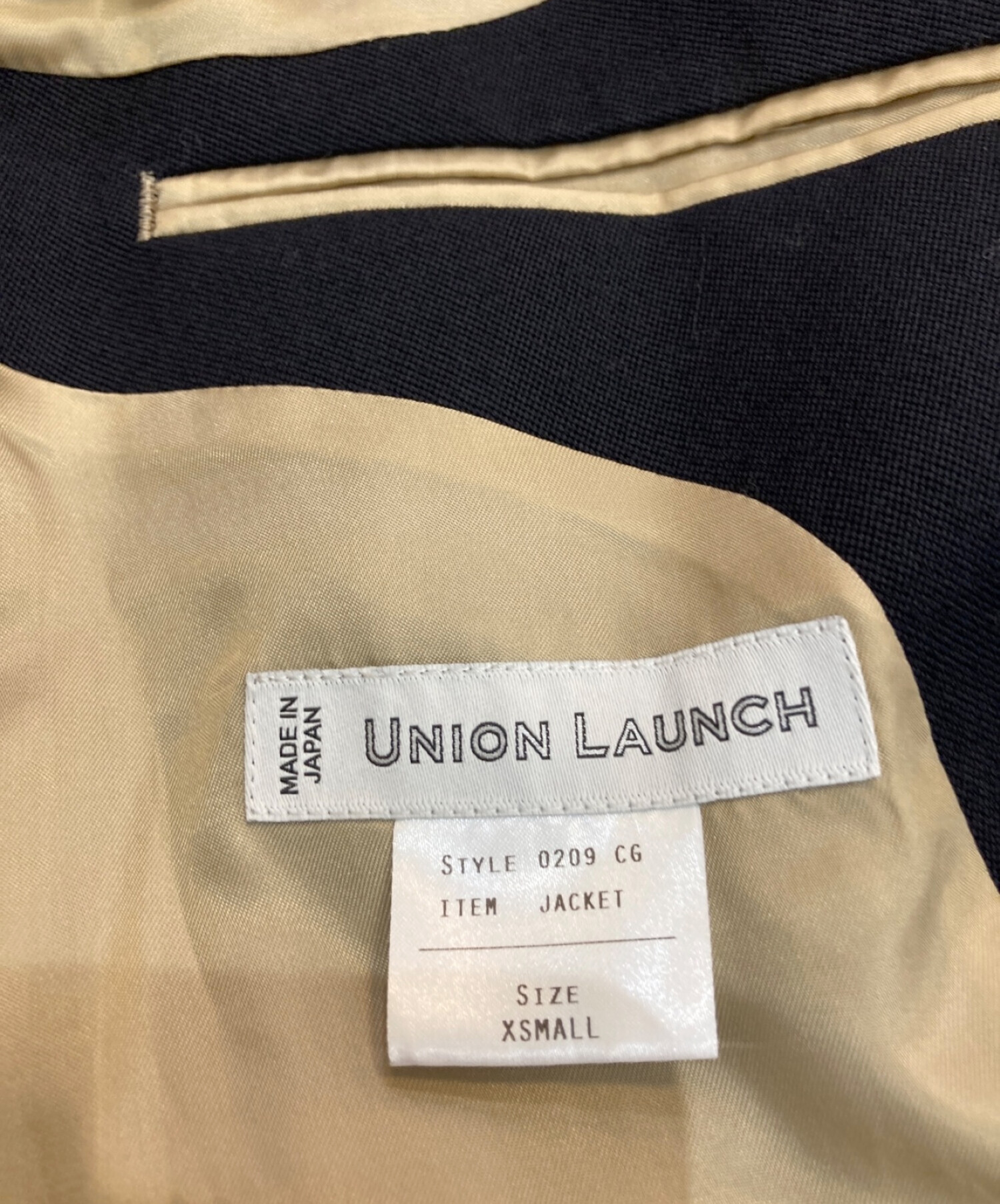 中古・古着通販】UNION LAUNCH (ユニオンランチ) 金釦ウールブレザー