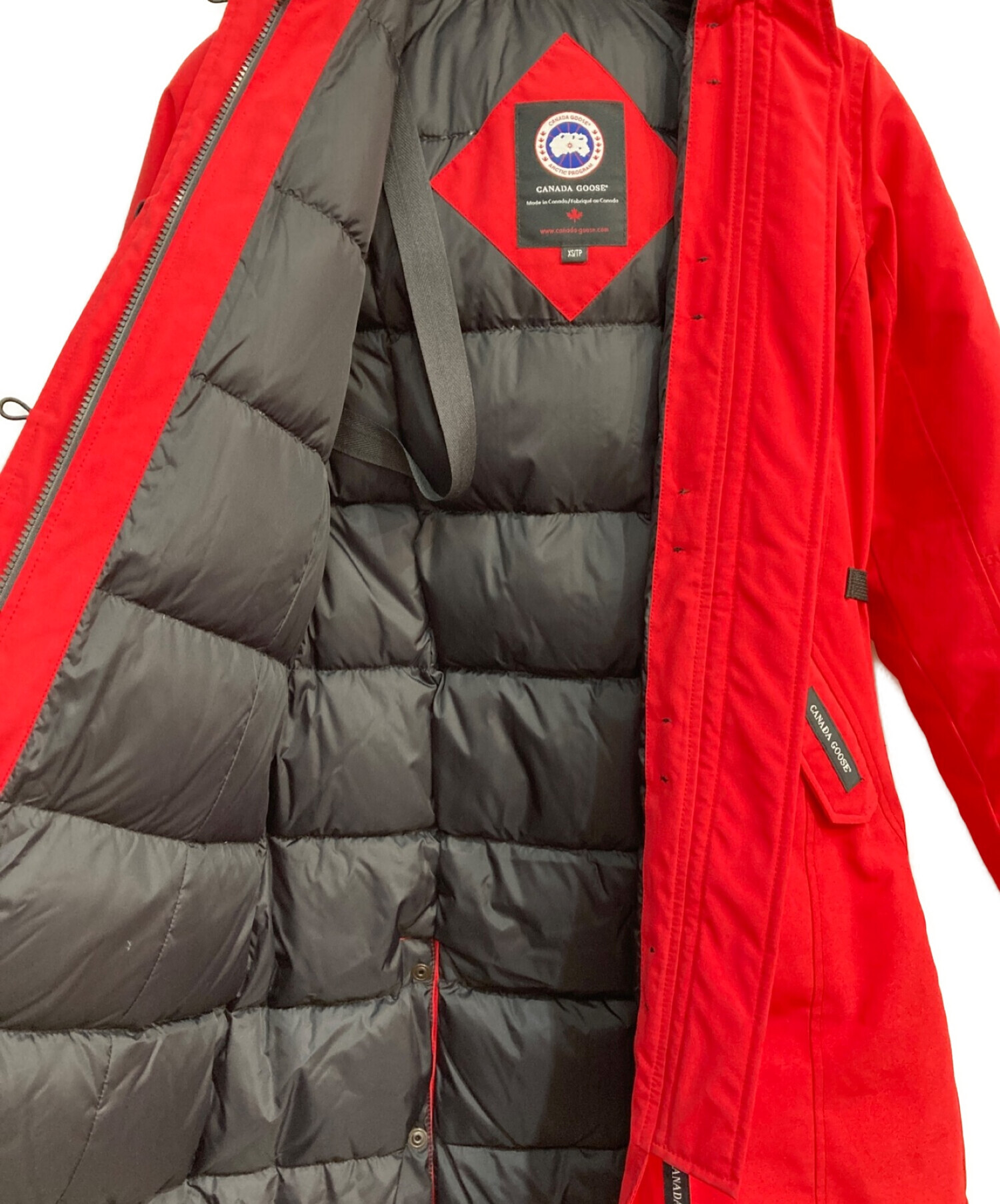 CANADA GOOSE (カナダグース) KENSINGTON ダウンコート　2506JLI R　レッド レッド サイズ:XS