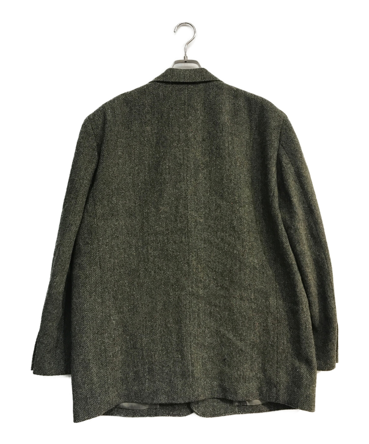 PAPAS (パパス) Harris Tweed (ハリスツイード) セットアップスーツ　Harris Tweed　総裏　オリーブ オリーブ  サイズ:XL