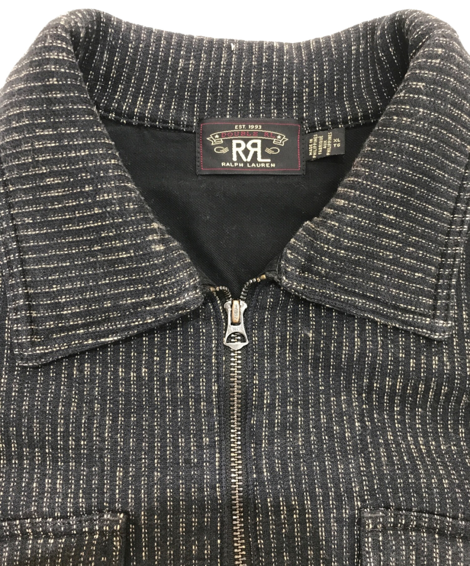 中古・古着通販】RRL (ダブルアールエル) ジップブルゾン グレー