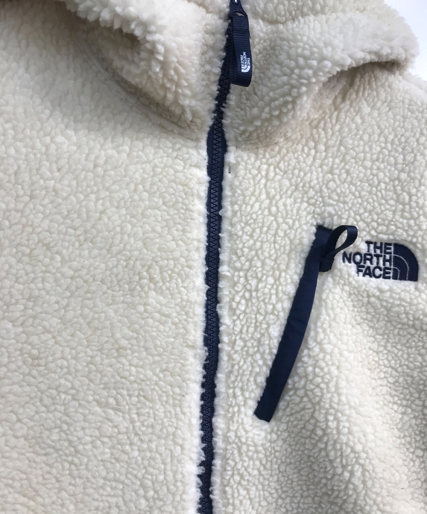 中古・古着通販】THE NORTH FACE (ザ ノース フェイス) リモフードフリースジャケット RIMO HOOD FLEECE JACKET  NJ4FL56J アイボリー サイズ:M｜ブランド・古着通販 トレファク公式【TREFAC FASHION】スマホサイト