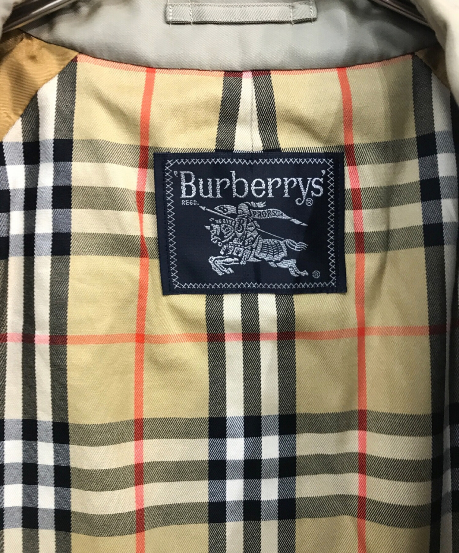 Burberry's (バーバリーズ) ステンカラーコート　裏地ノバチェック　BBA50-902-41 ベージュ サイズ:92-170-5
