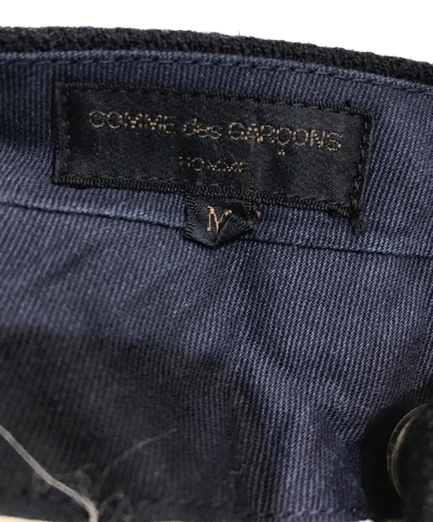 人気通販 80s COMME des GARCONS HOMME デニム パンツ 濃紺 - パンツ