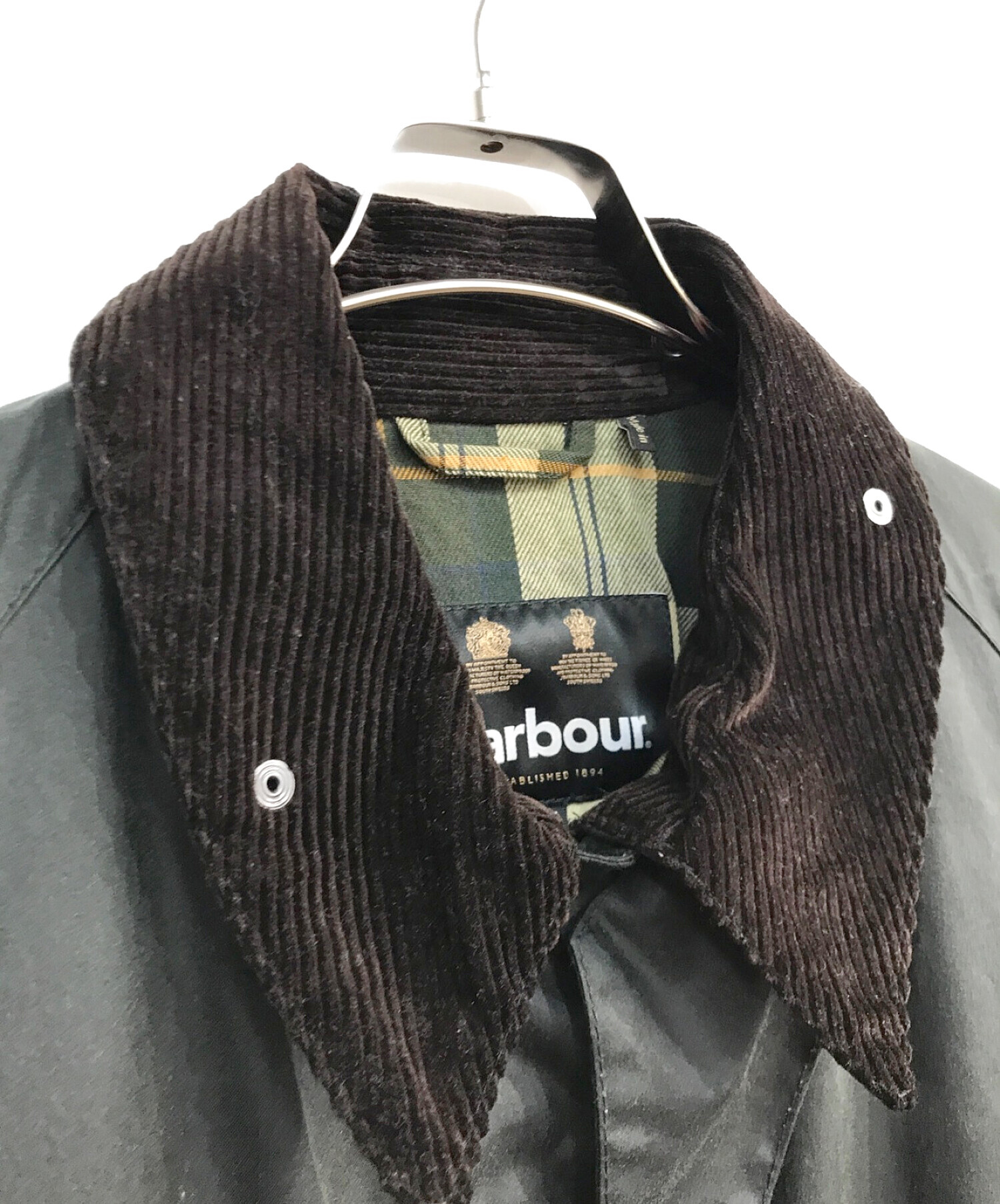 Barbour (バブアー) TRANSPORTワックスジャケット　222MWX1678　トランスポート カーキ サイズ:42