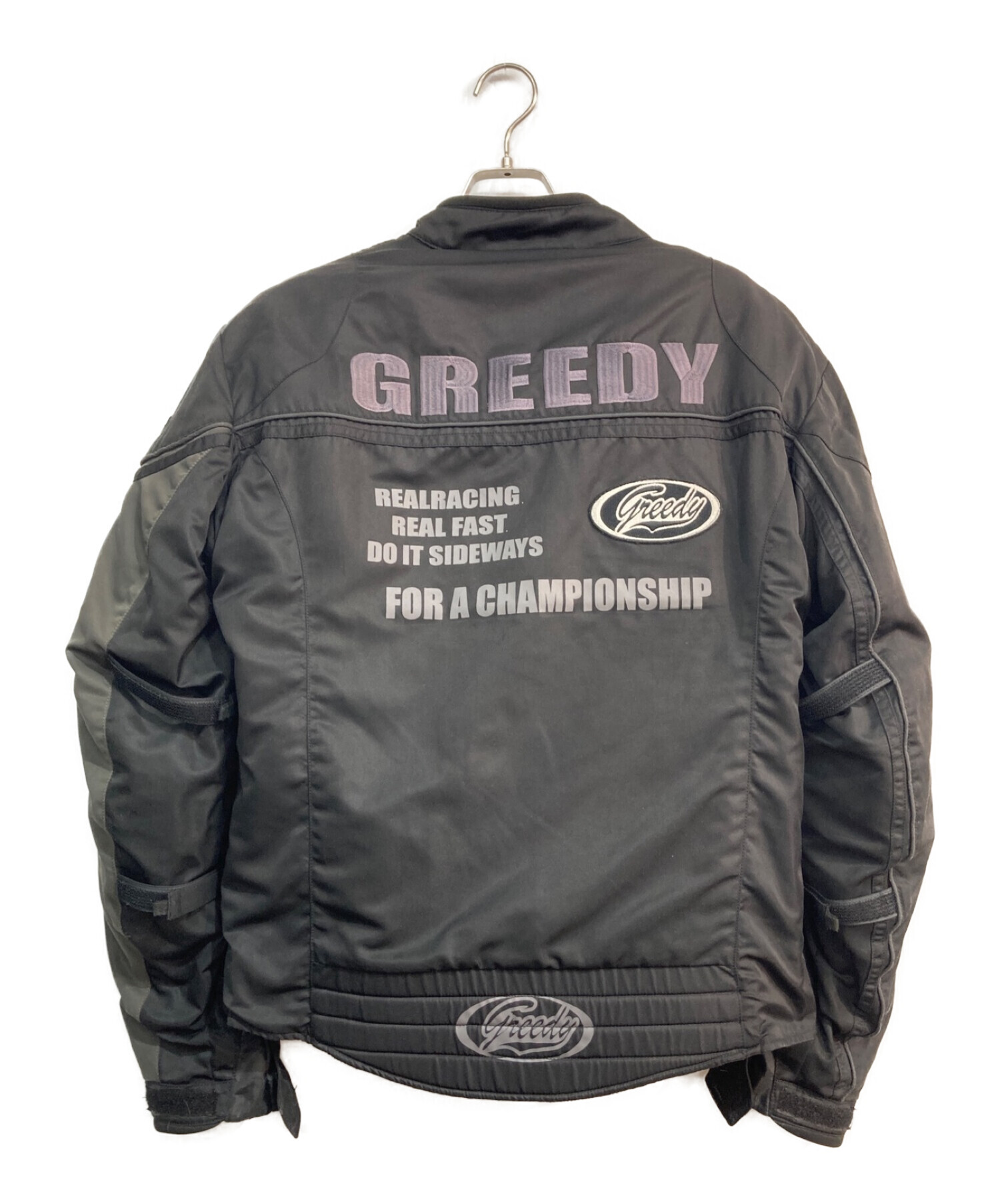 GREEDY (グリーディ) バイクジャケット　ナイロンジャケット　GNW-291　ブラック ブラック サイズ:L