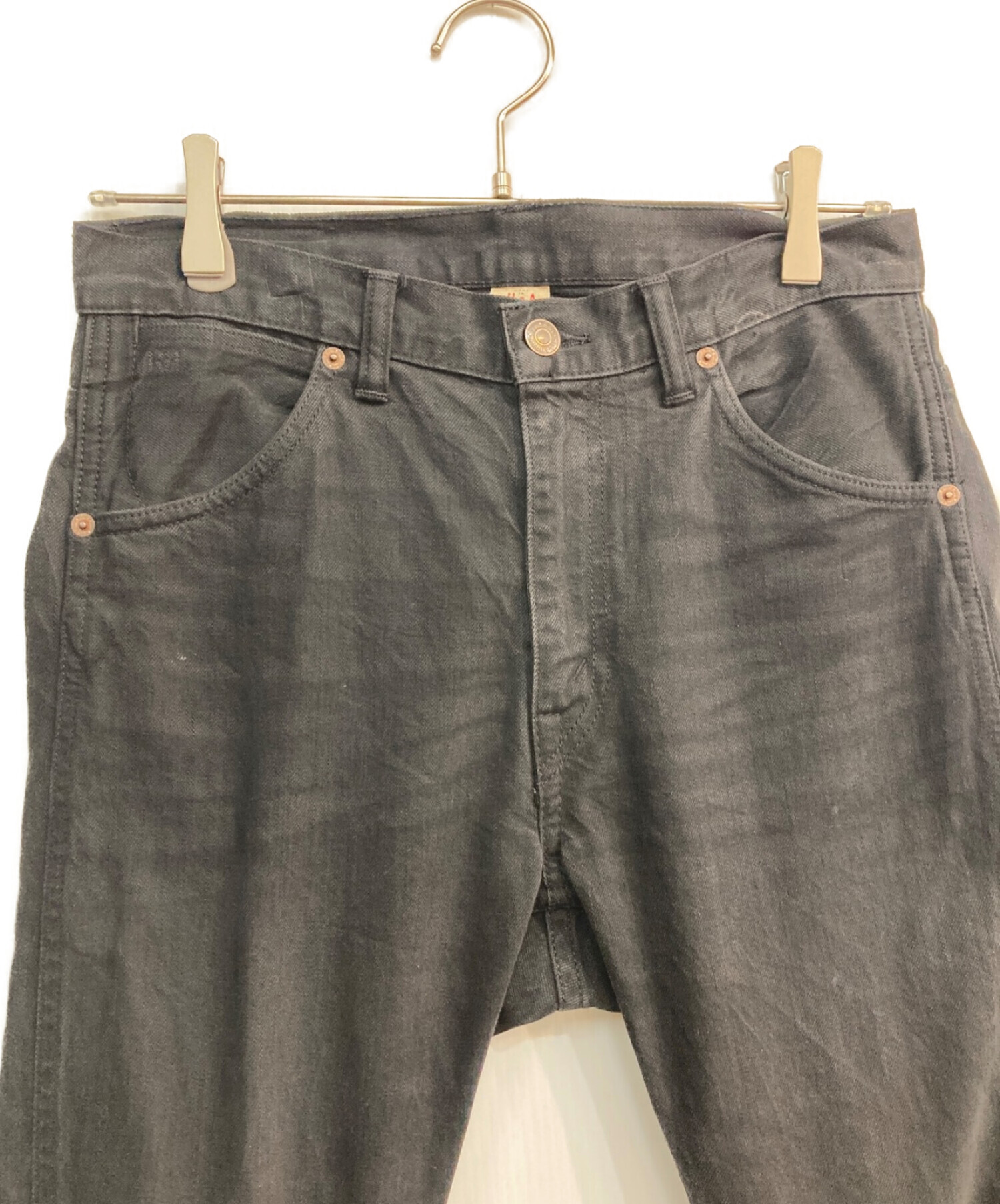 中古・古着通販】RRL (ダブルアールエル) パンツ ブラック サイズ:28