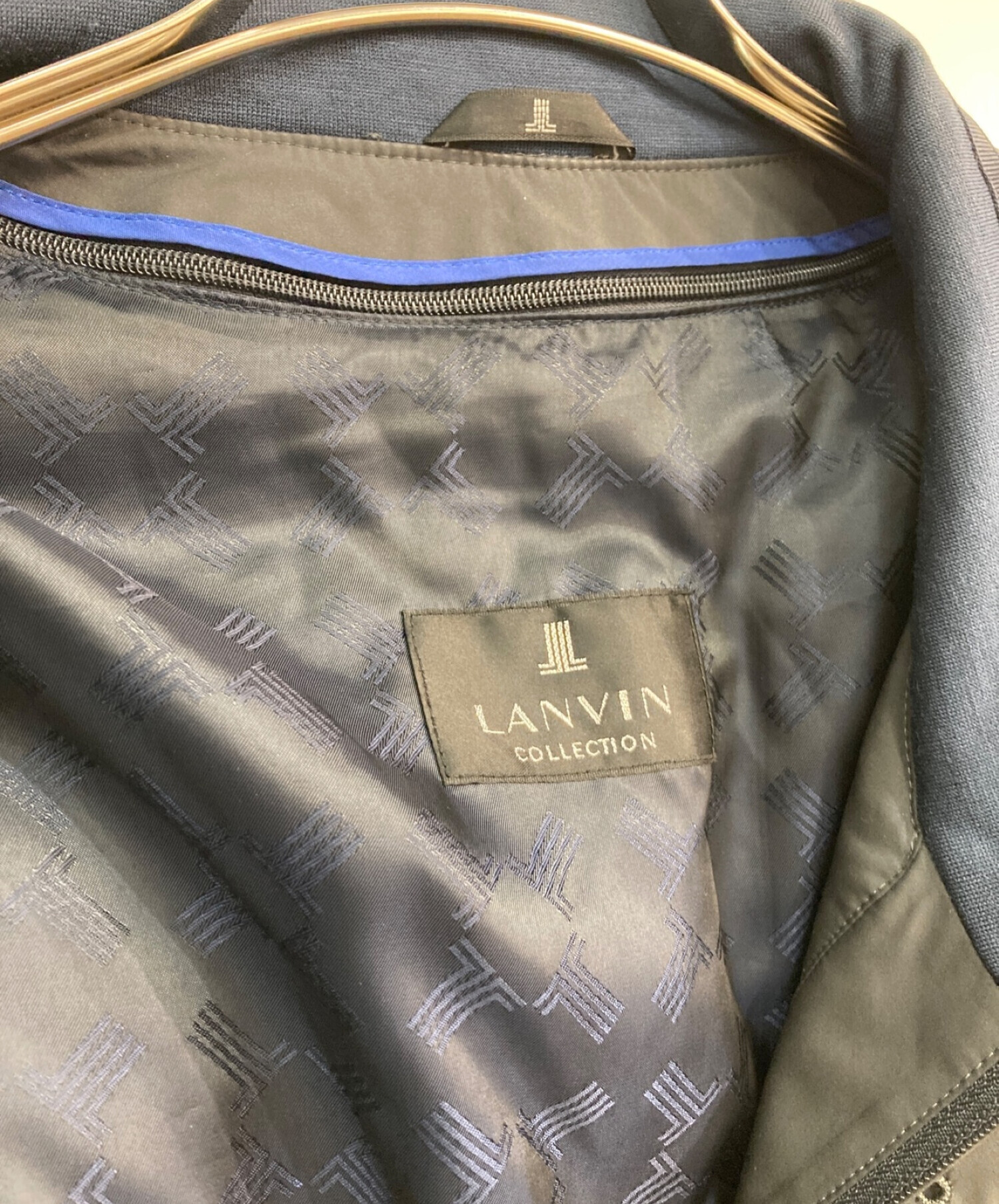 LANVIN COLLECTION (ランバンコレクション) ダウンコート　LA-SY-79363　ライナー付コート　グレー グレー  サイズ:102-91-180