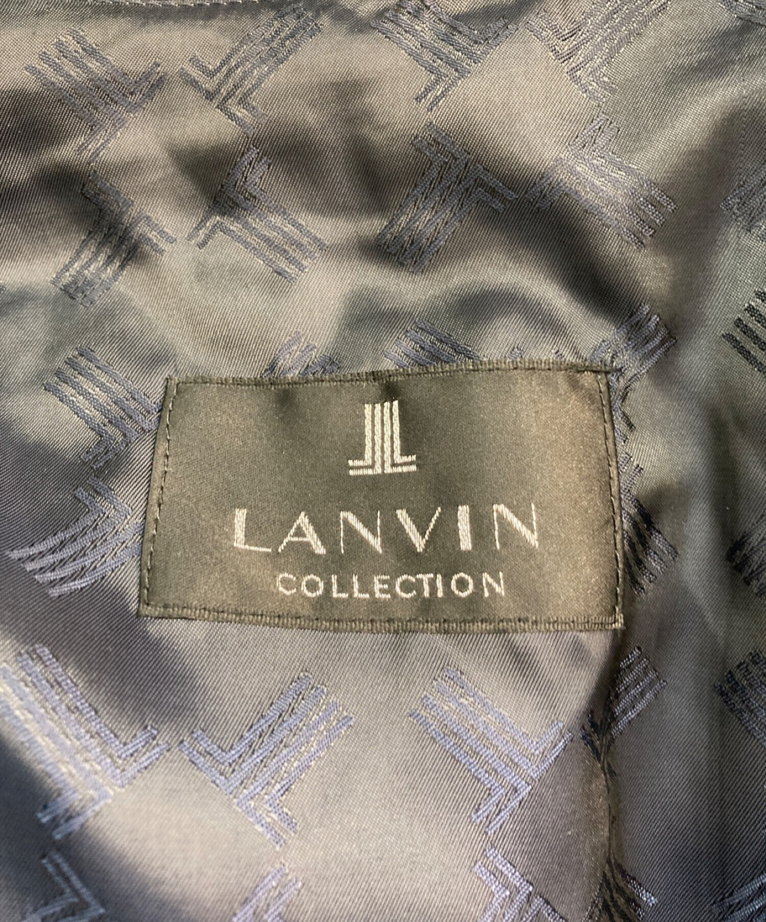 LANVIN COLLECTION (ランバンコレクション) ダウンコート　LA-SY-79363　ライナー付コート　グレー グレー  サイズ:102-91-180