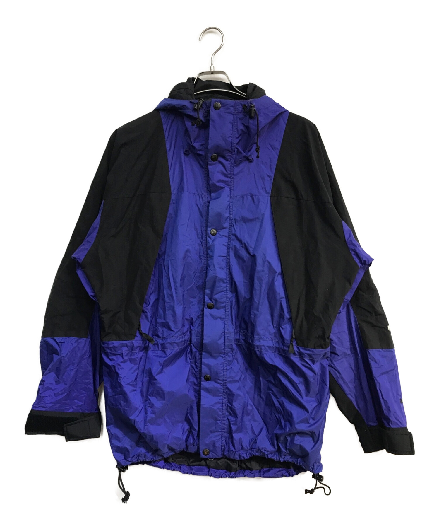THE NORTH FACE (ザ ノース フェイス) 90sマウンテンライトジャケット　ブルー×ブラック　GORE-TEX ブルー×ブラック  サイズ:L