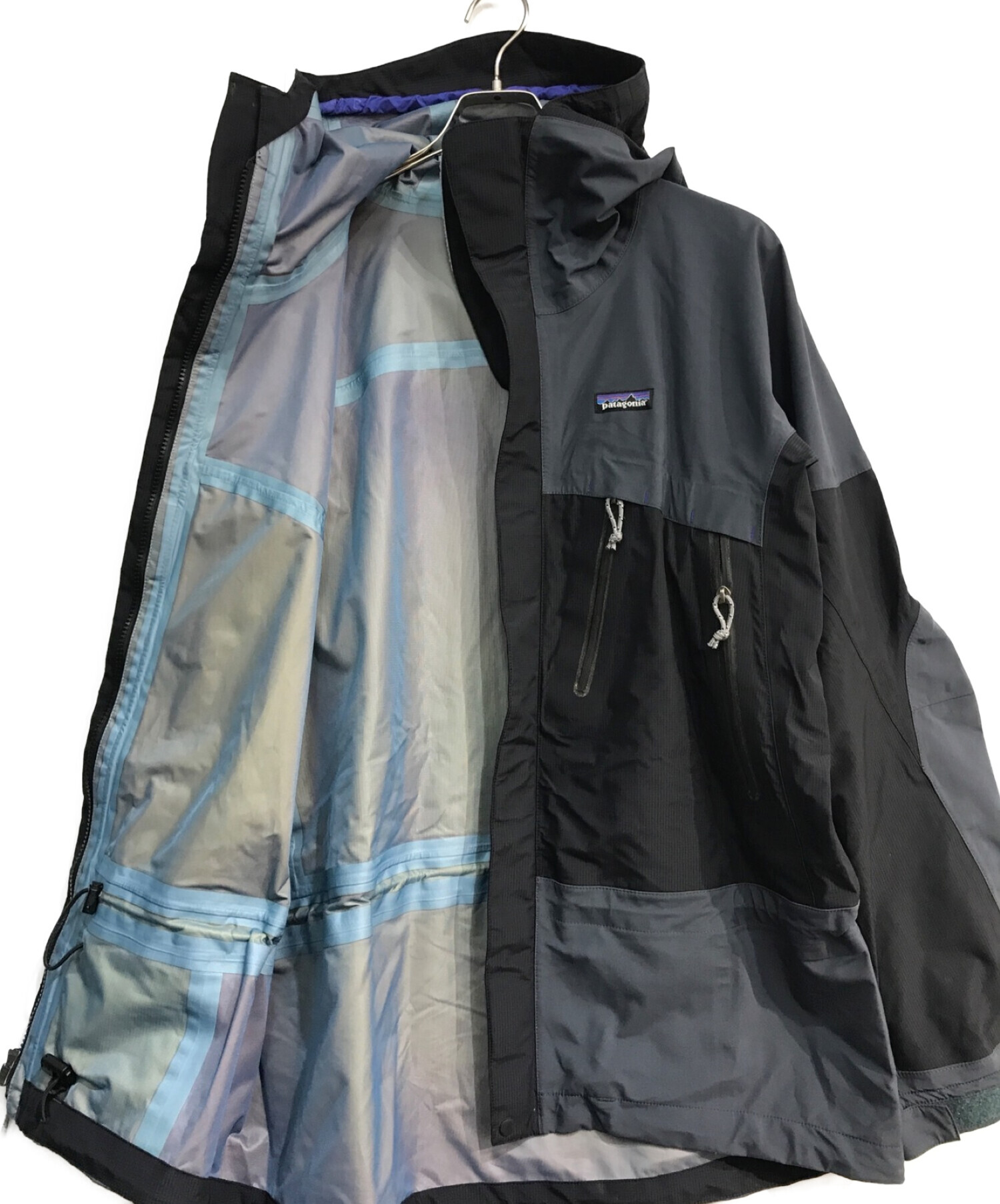 Patagonia (パタゴニア) Ice Nine Jacket　83350　00年製 GORE-TEX　グレー×ブラック　 グレー×ブラック  サイズ:M