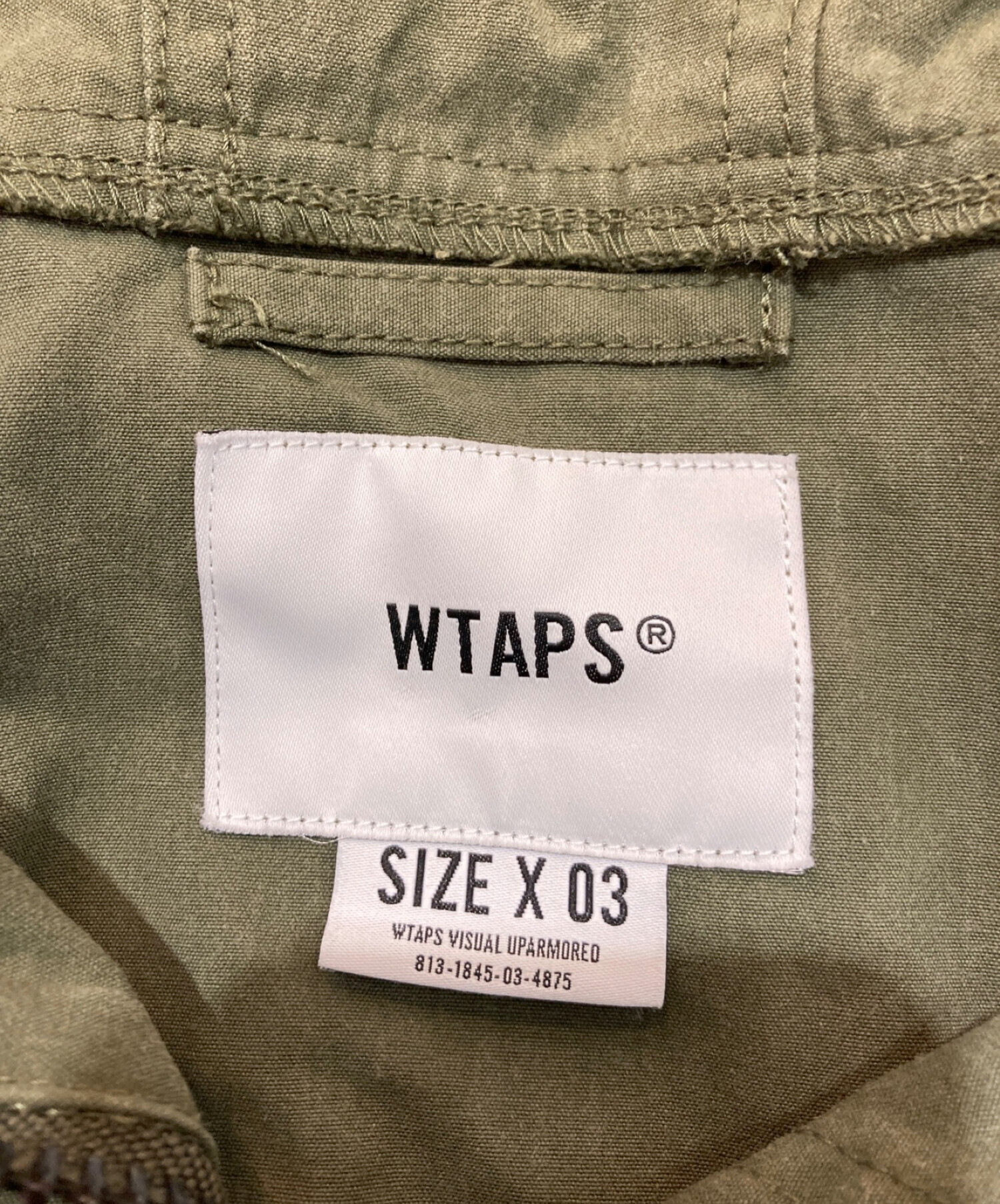 WTAPS (ダブルタップス) INCUBATE JACKET　212WVDT-JKM04　オリーブ　 オリーブ サイズ:X03