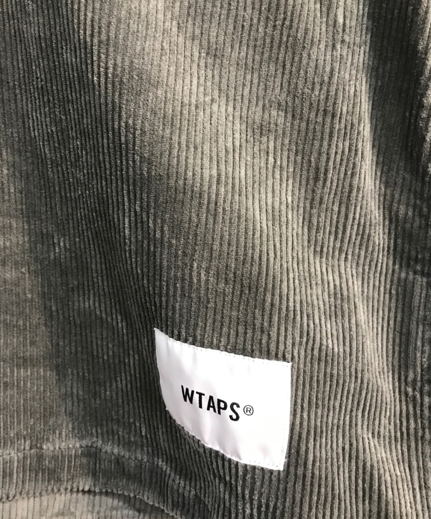 WTAPS (ダブルタップス) SMOCK LS COTTON CORDUROY　222BRDT-SHM04　オリーブ オリーブ サイズ:X02