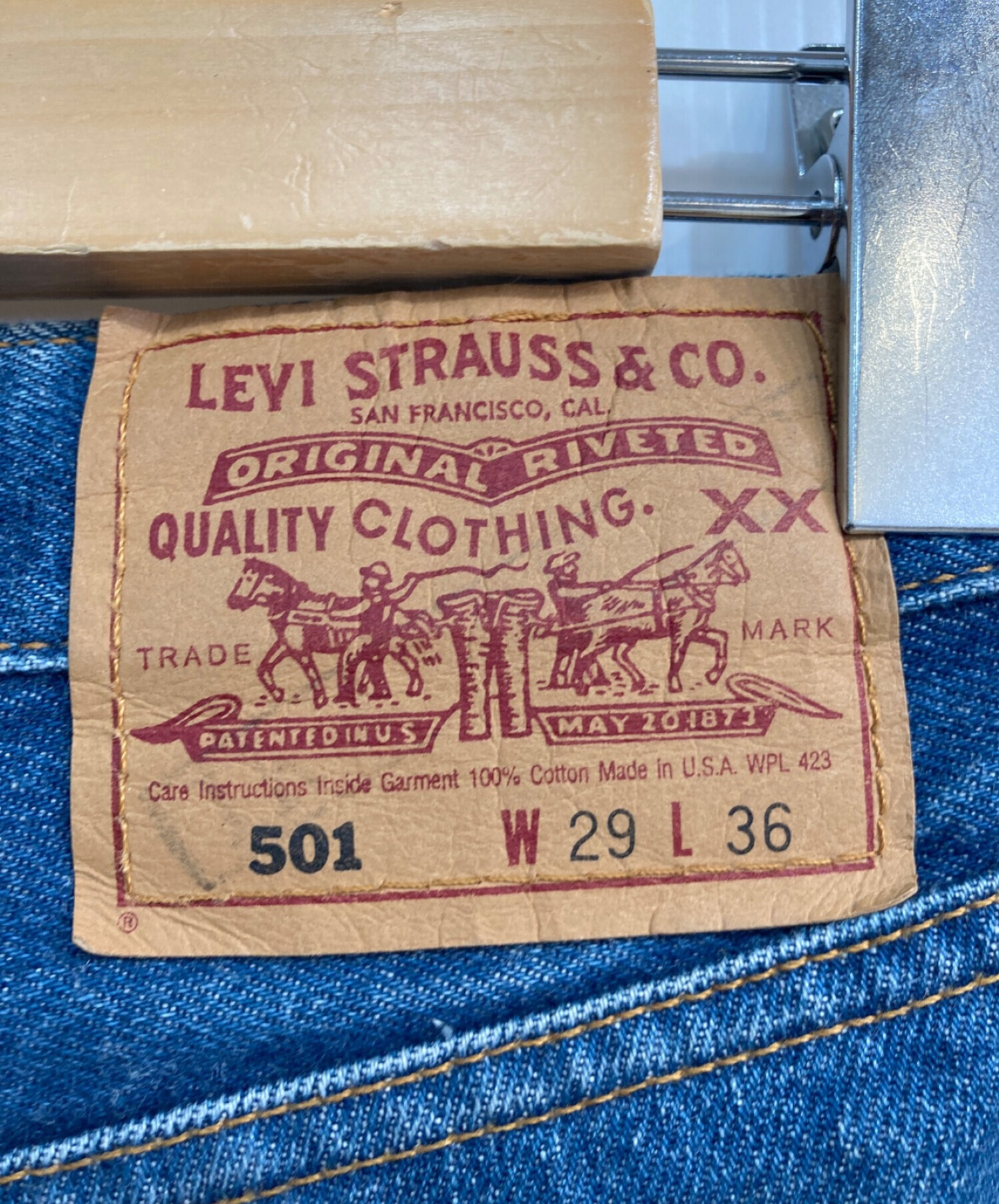 中古・古着通販】LEVI'S (リーバイス) デニムパンツ 501-0000 90'S USA