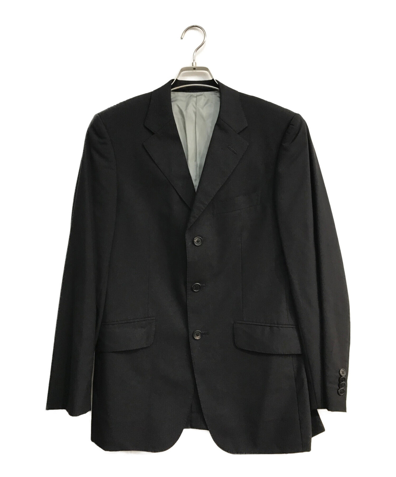 状態美品✨ポールスミス　スーツ　カシミヤ混　デルフィノ　3ピース　ブラック　ビジネス