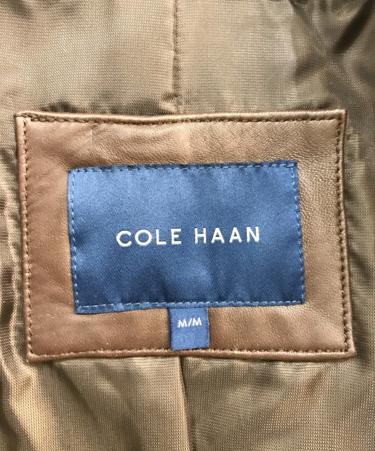 中古・古着通販】COLE HAAN (コールハーン) スムーズラムジャケット