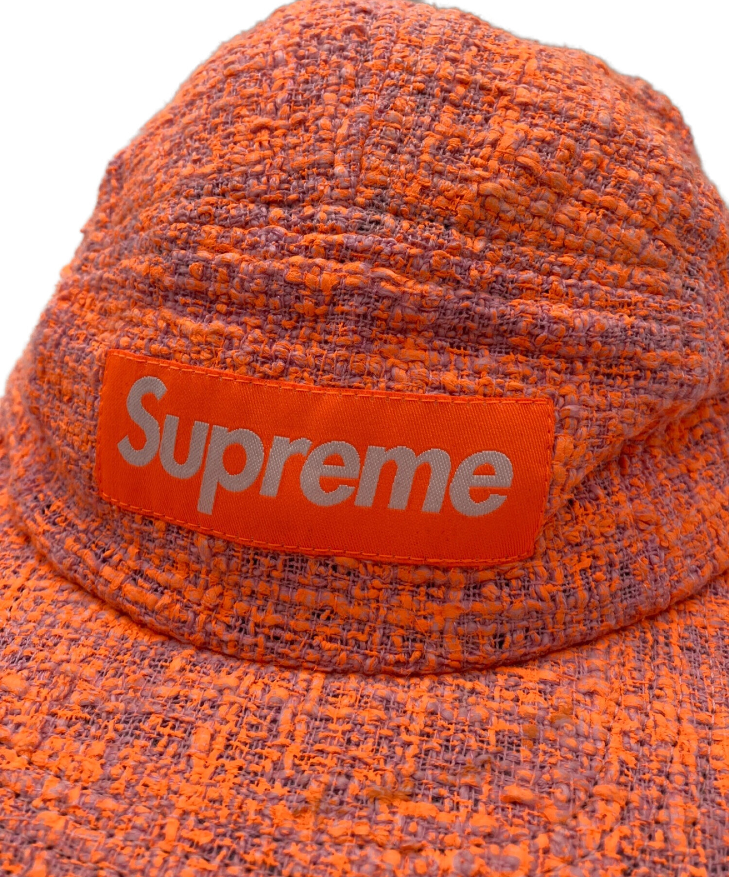 中古・古着通販】Supreme (シュプリーム) Boucle Camp Cap 18SS ピンク