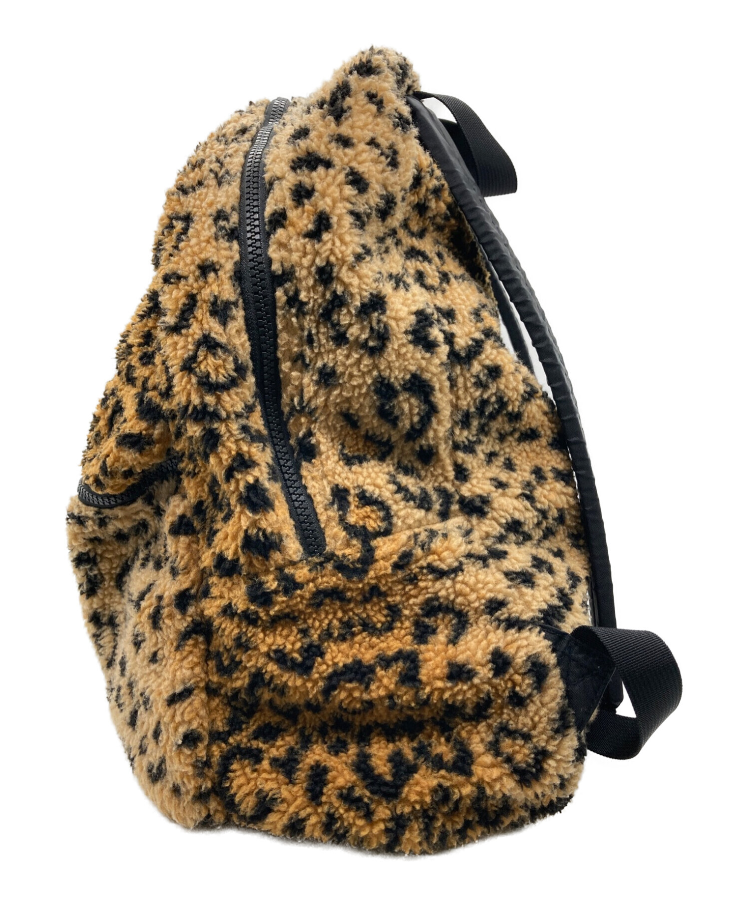 Supreme (シュプリーム) Leopard Fleece Backpack　17AW ブラウン