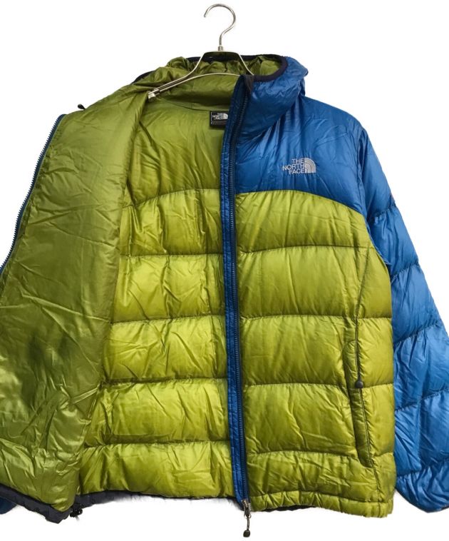 THE NORTH FACE (ザ ノース フェイス) アコンカグアフーディ ND18601 ブルー×グリーン サイズ:Ｓ