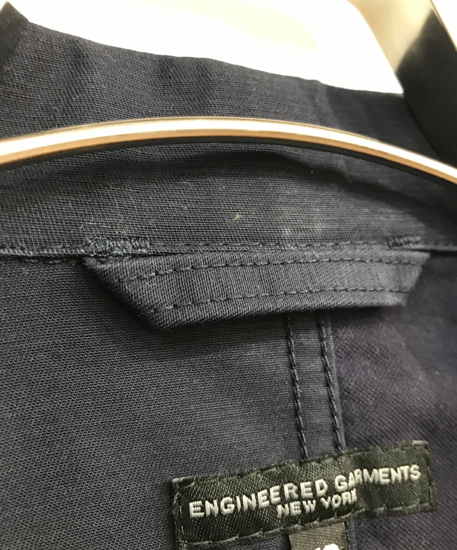 Engineered Garments (エンジニアド ガーメンツ) ベッドフォードジャケット　コーデュロイパッチワーク ネイビー サイズ:XS