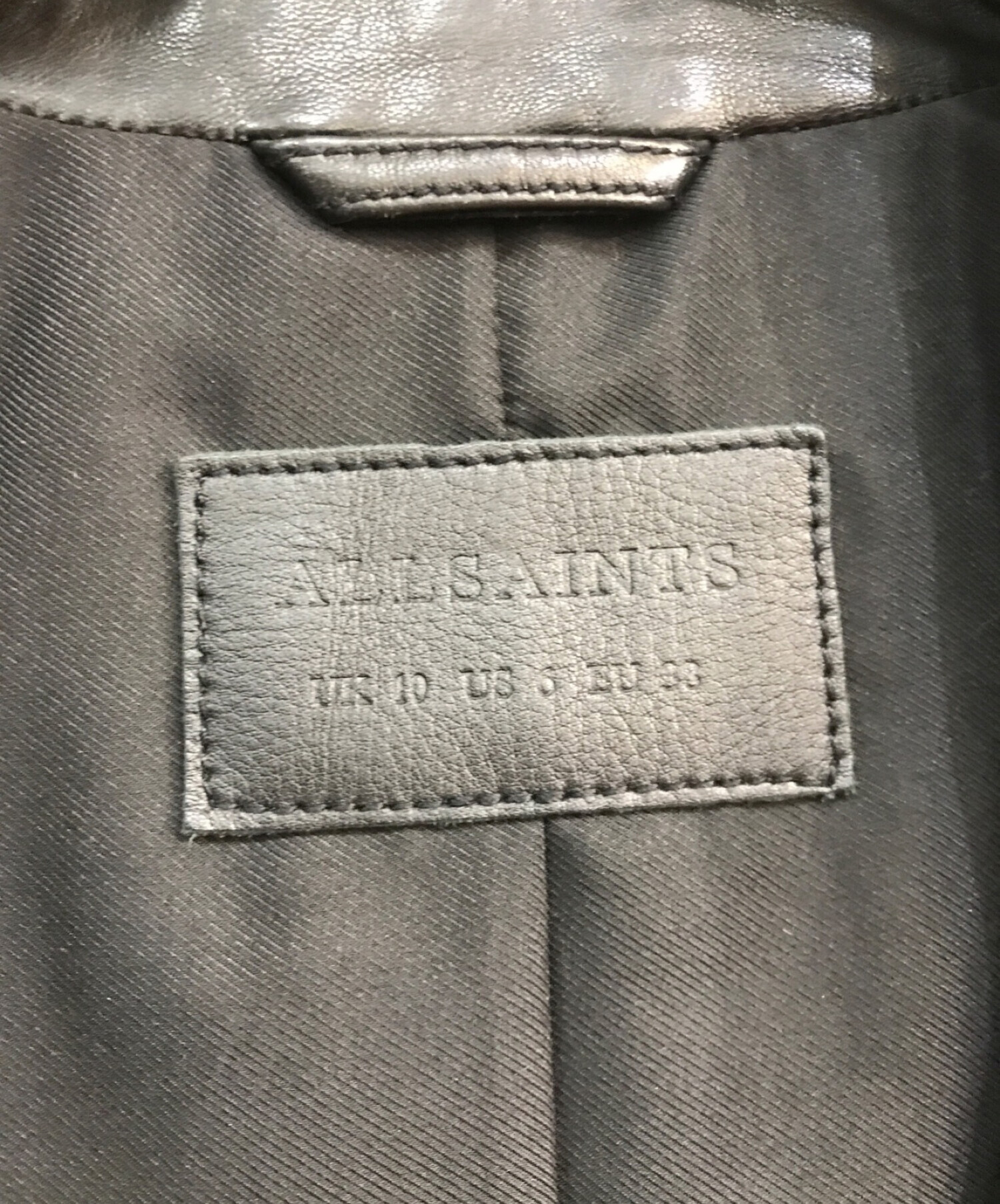 中古・古着通販】ALL SAINTS (オールセインツ) VELA BIKER ラムレザー