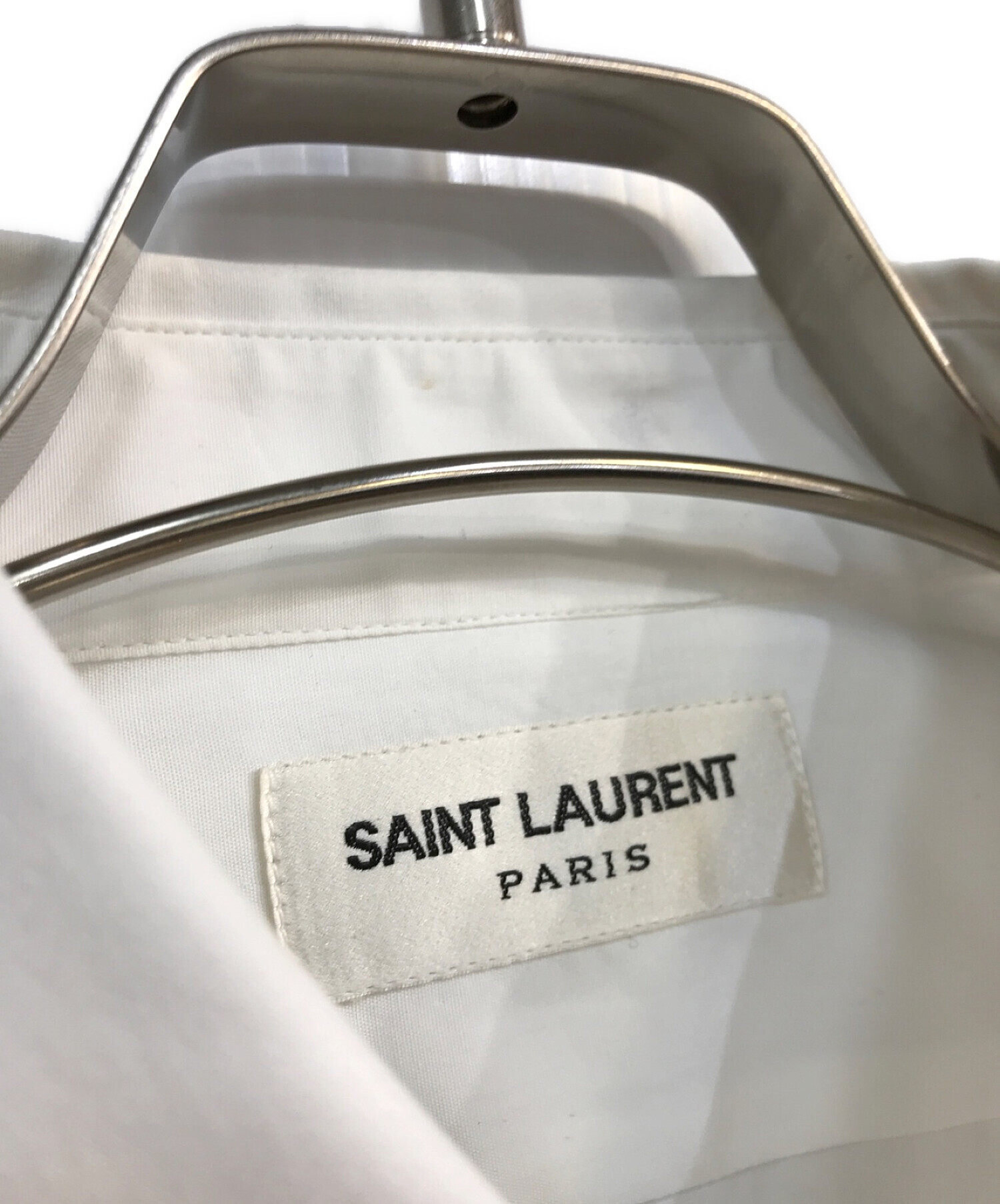 Saint Laurent Paris (サンローランパリ) ドレスシャツ　376916 ホワイト サイズ:37 14 1/2