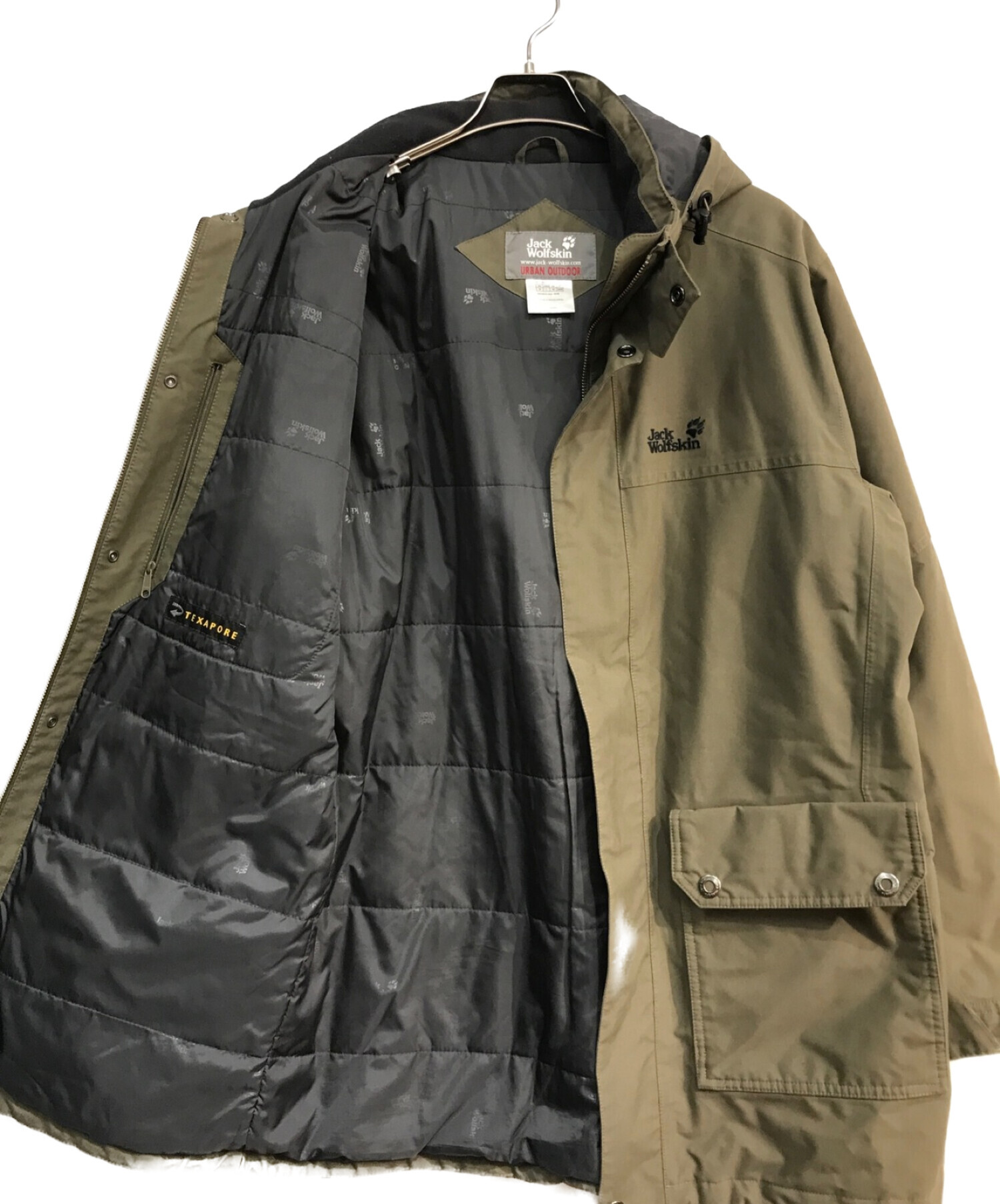 Jack Wolfskin (ジャック ウルフスキン) ジャケット オリーブ サイズ:L