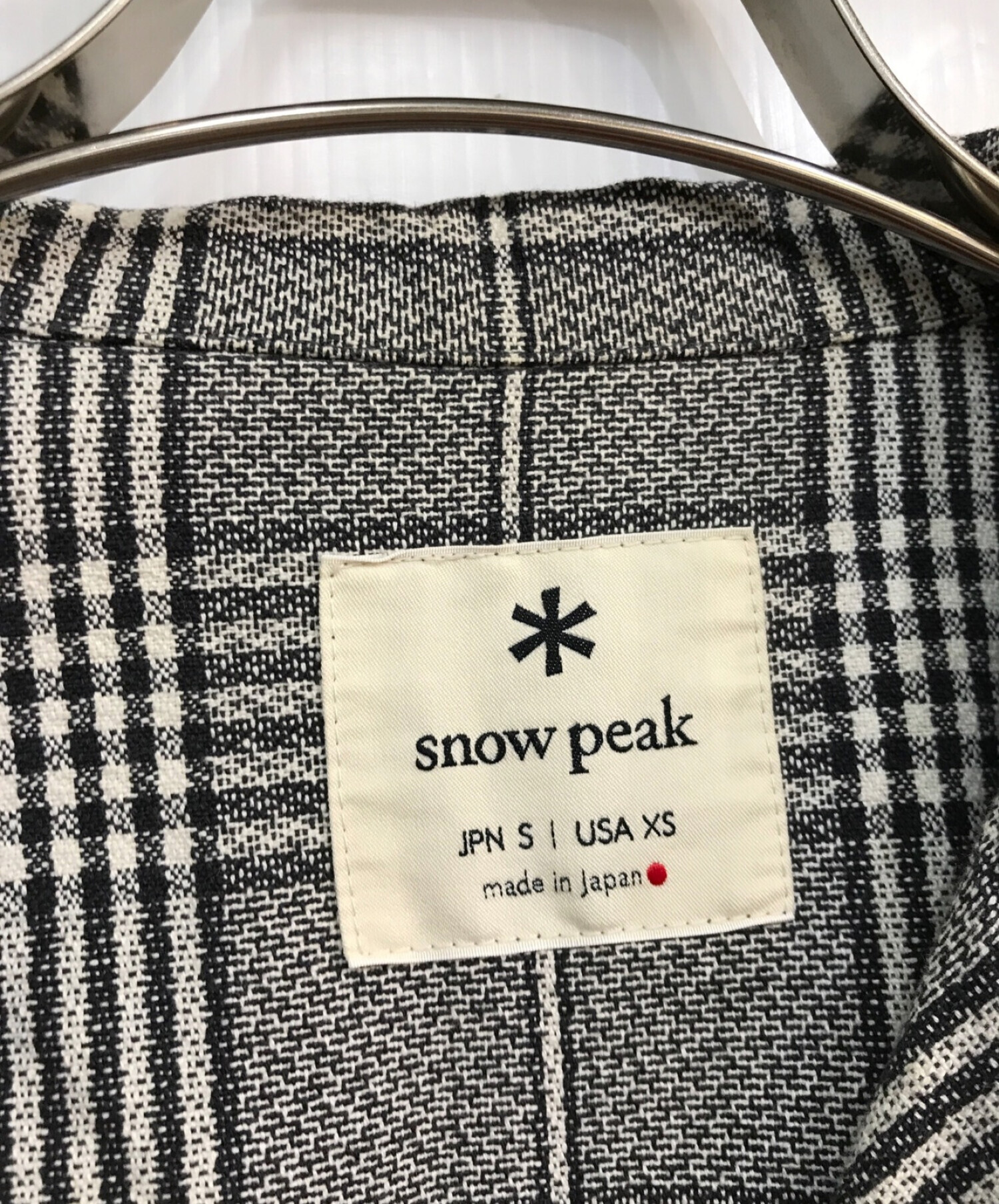 中古・古着通販】Snow peak (スノーピーク) チェック柄ロングコート