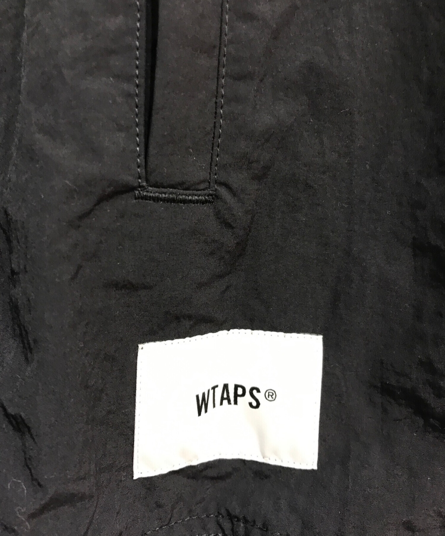 WTAPS (ダブルタップス) SMOCK JACKET NYLON TUSSAH　221BRDT-JKM04　22ss ブラック サイズ:1