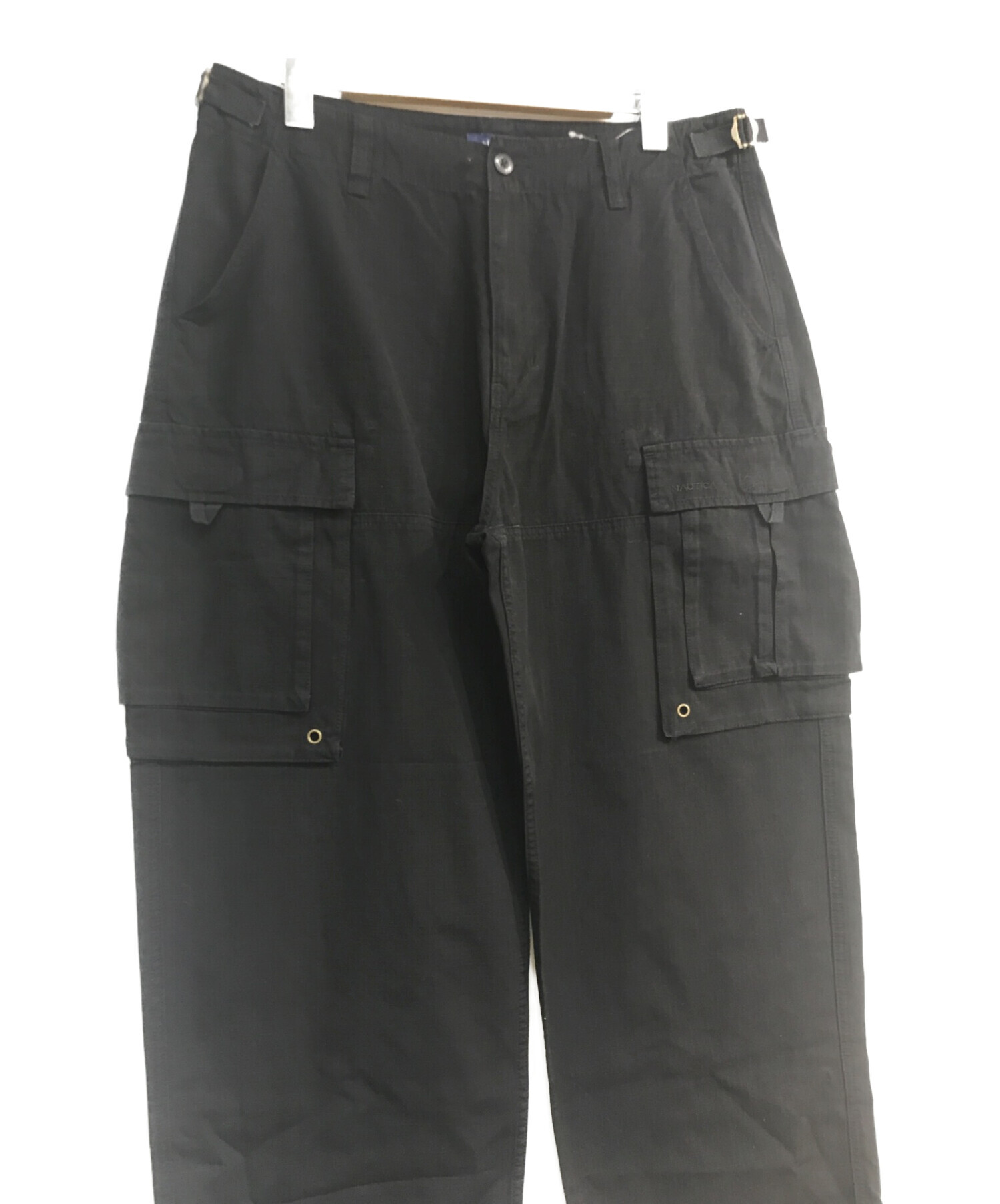 NAUTICA (ノーティカ) Rip Stop Cargo Pants　 23AW ブラック サイズ:LL 未使用品