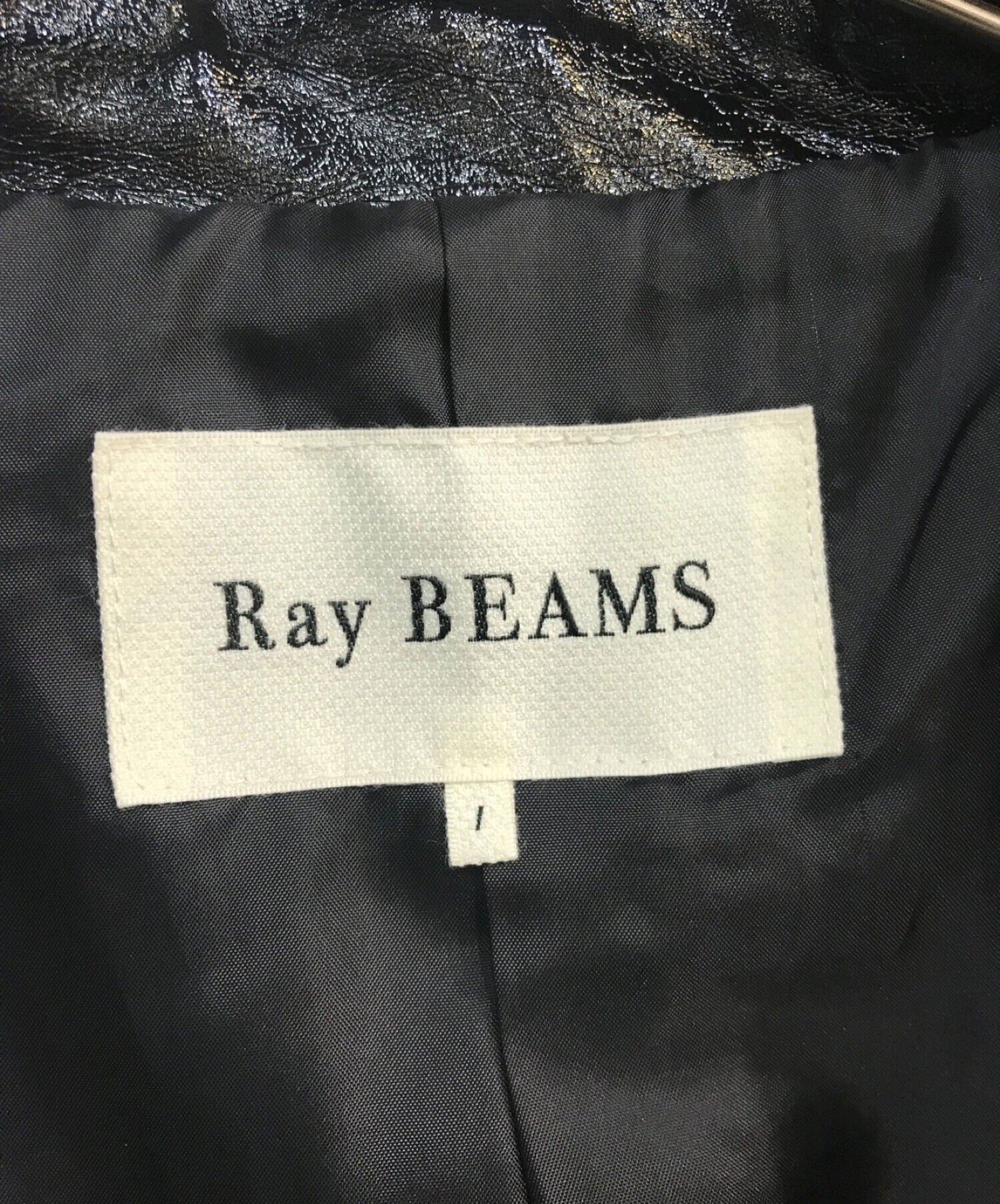 中古・古着通販】RAY BEAMS (レイ ビームス) パテントフェイクレザー