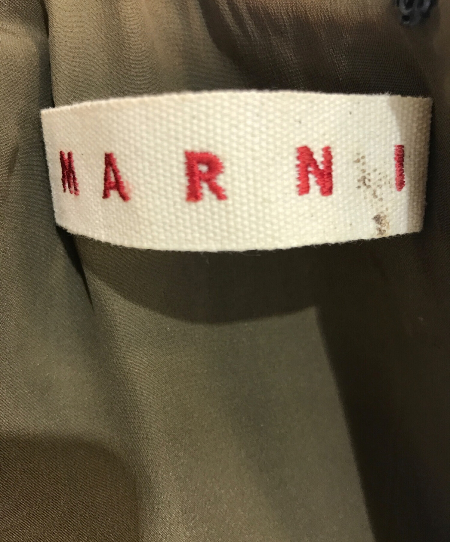 MARNI (マルニ) ノースリーブワンピース ブラウン サイズ:40