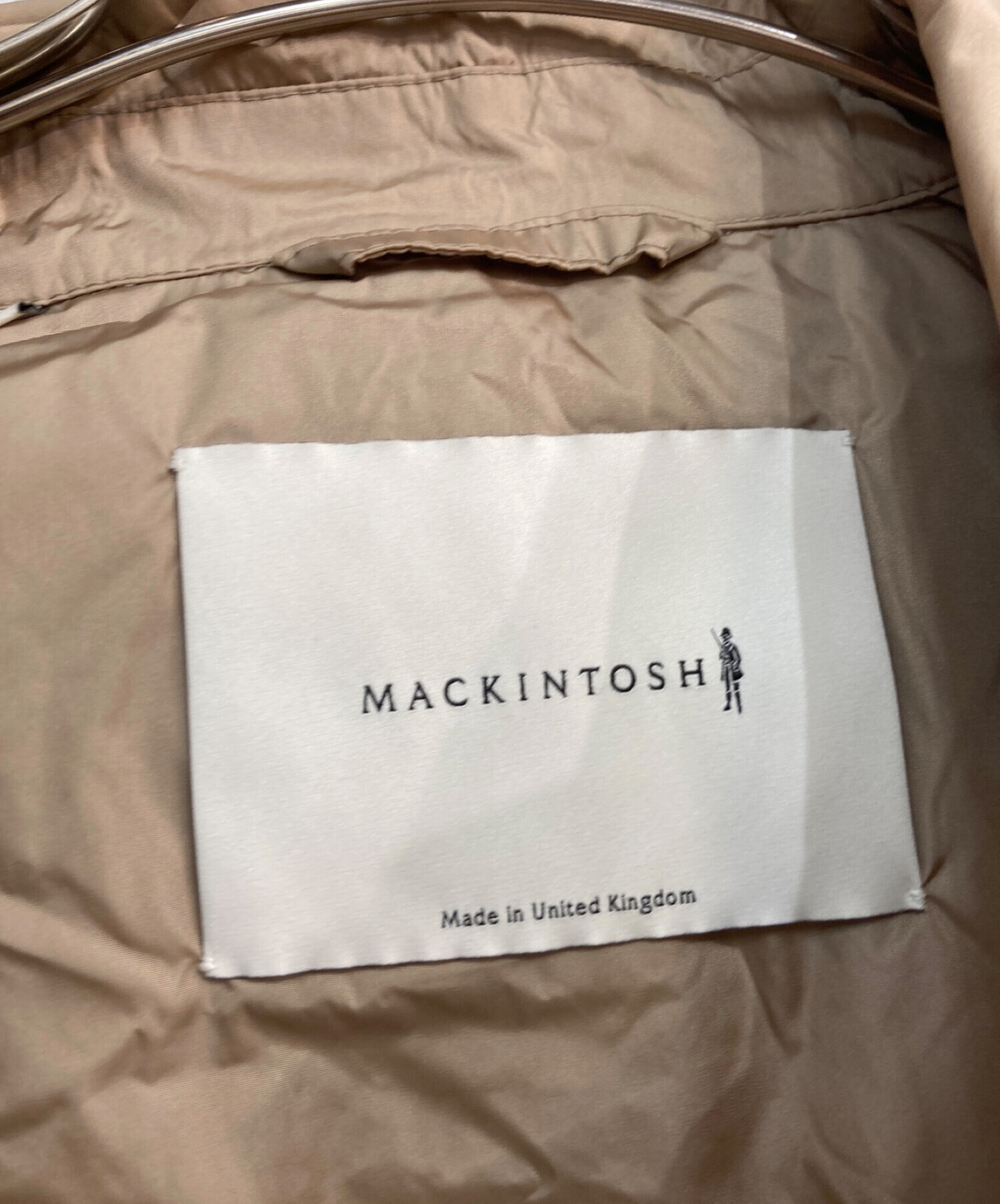 MACKINTOSH (マッキントッシュ) ナイロンフーデッドステンカラーコート　GM-043B　 ベージュ サイズ:-