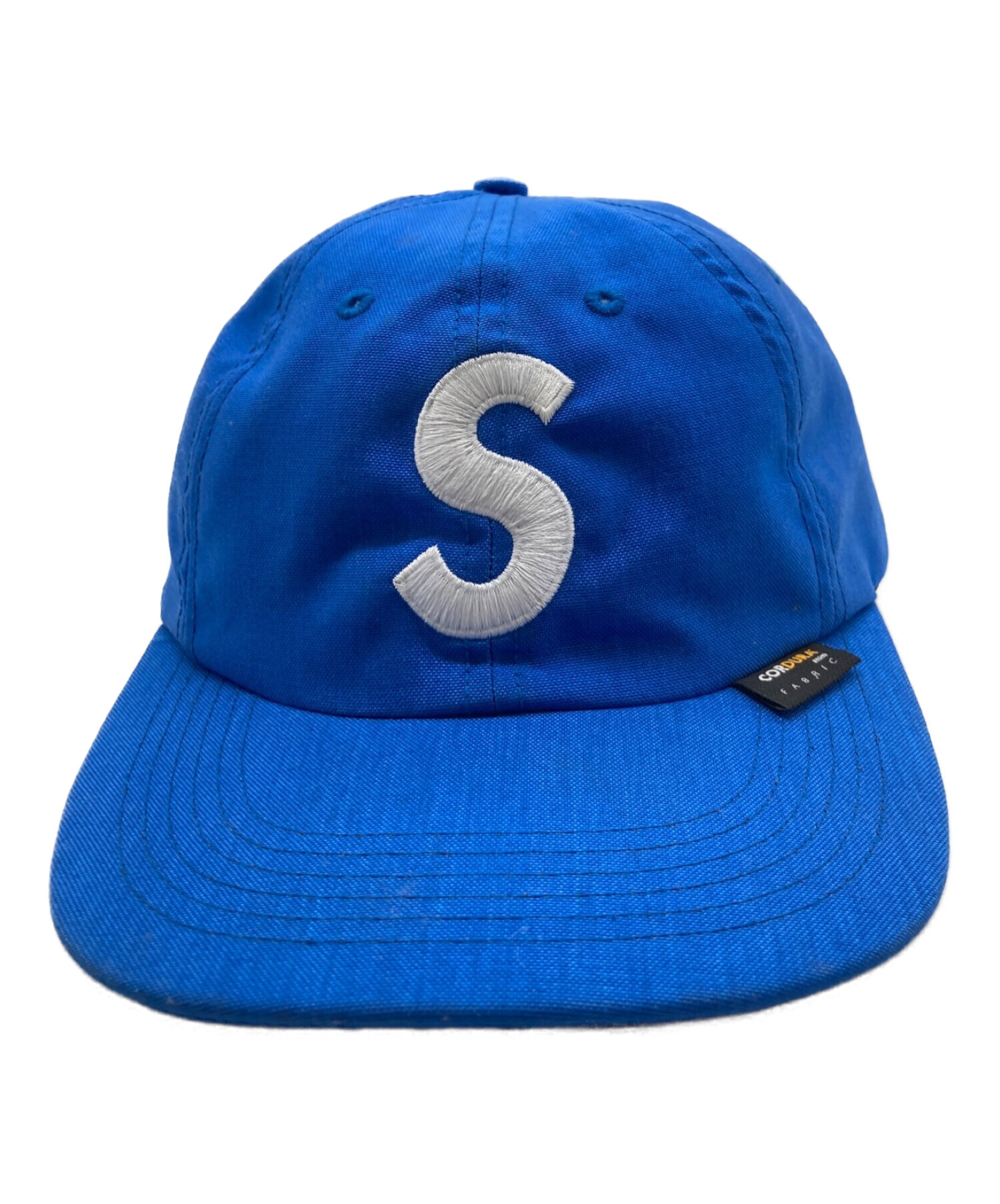 Supreme (シュプリーム) Sロゴキャップ ブルー